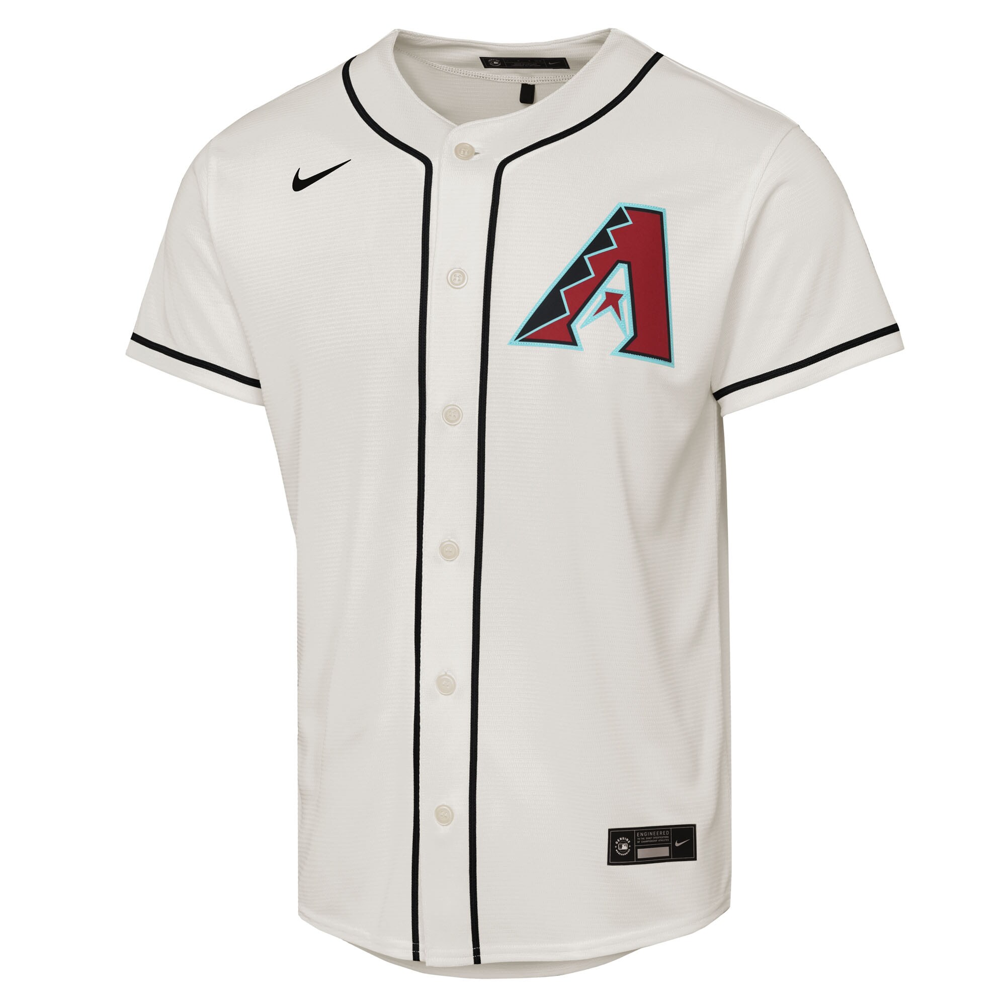 Alternative view of Youth Arizona Diamondbacks Corbin Carroll Cream Home Player Jersey