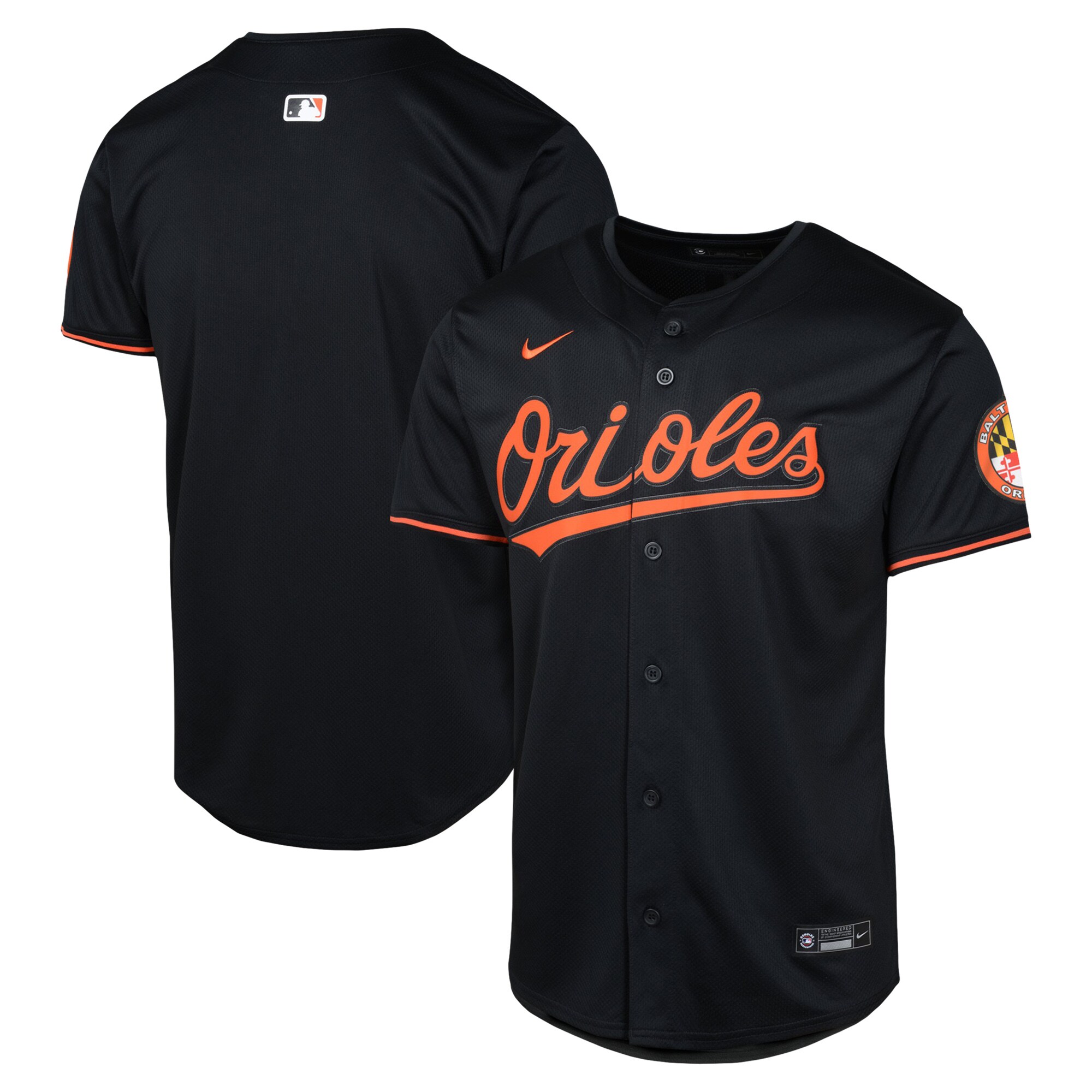 Youth Baltimore Orioles Black Alternate Limited Jersey