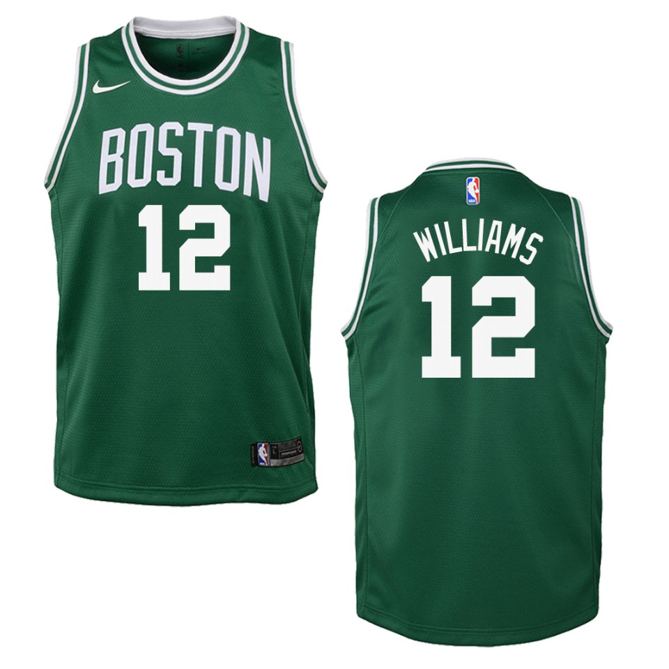 Youth Boston Celtics #12 Grant Williams Icon Swingman Jersey - Green