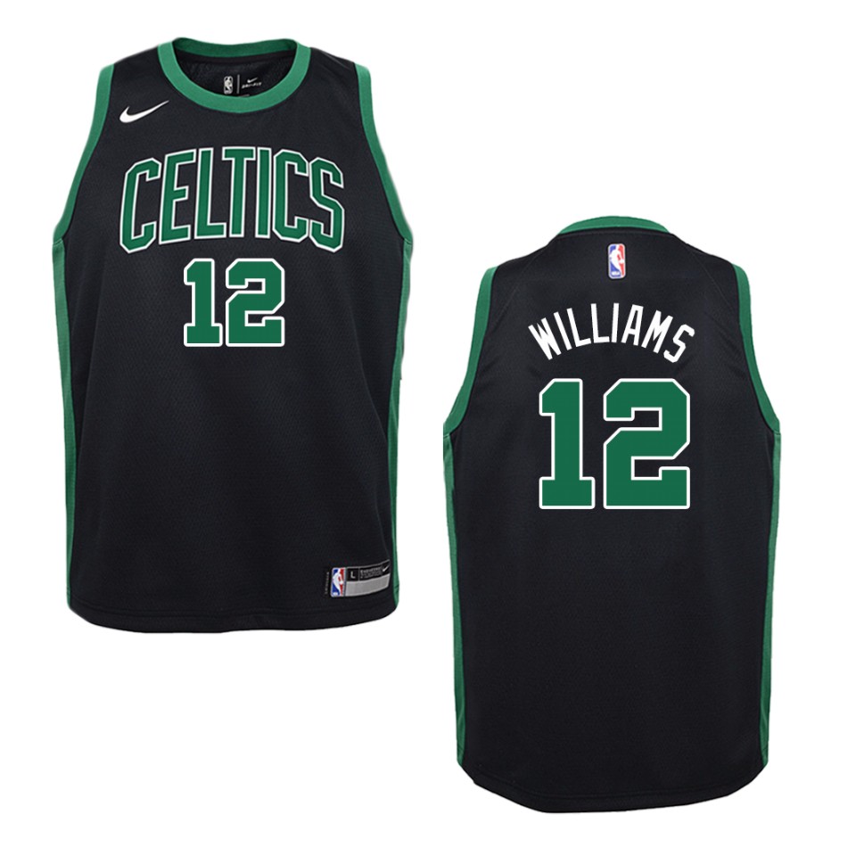 Youth Boston Celtics #12 Grant Williams Statement Swingman Jersey - Black