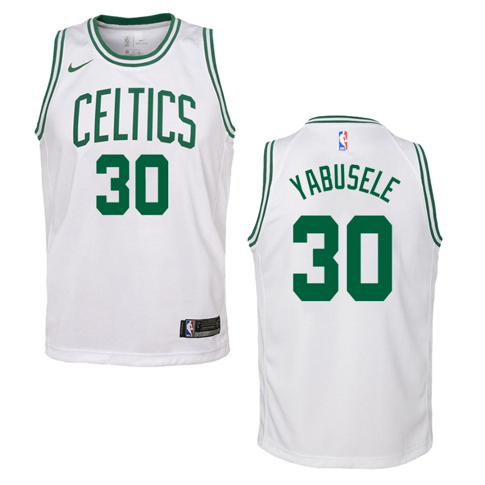 Youth Boston Celtics #30 Guerschon Yabusele Association Swingman Jersey - White