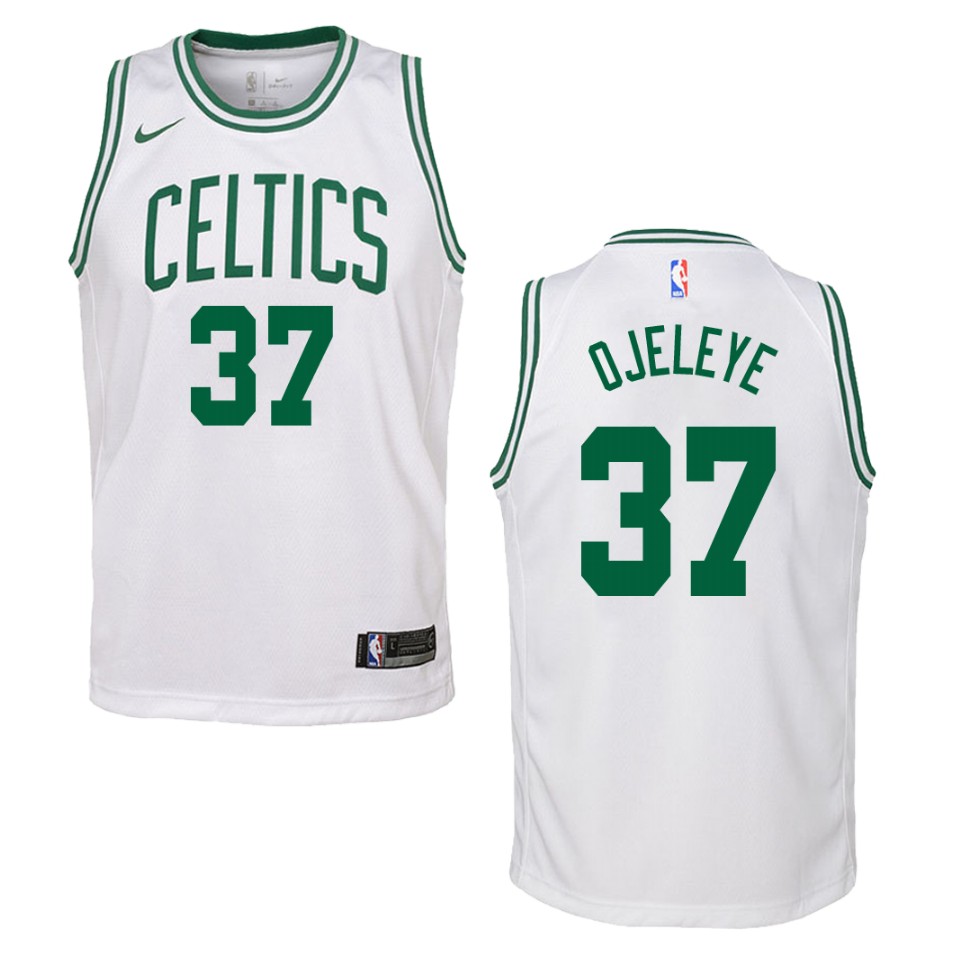 Youth Boston Celtics #37 Semi Ojeleye Association Swingman Jersey - White