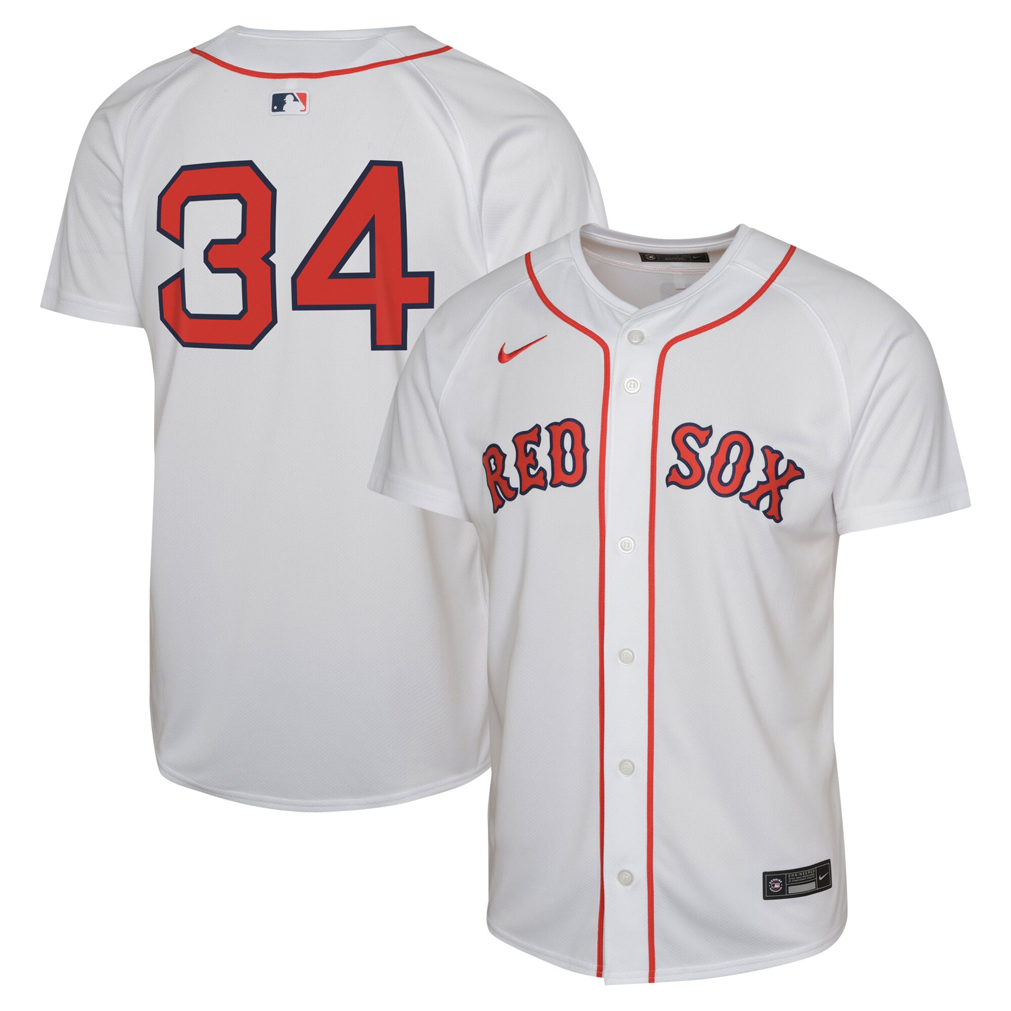 Youth Boston Red Sox David Ortiz White Home Limited Jersey