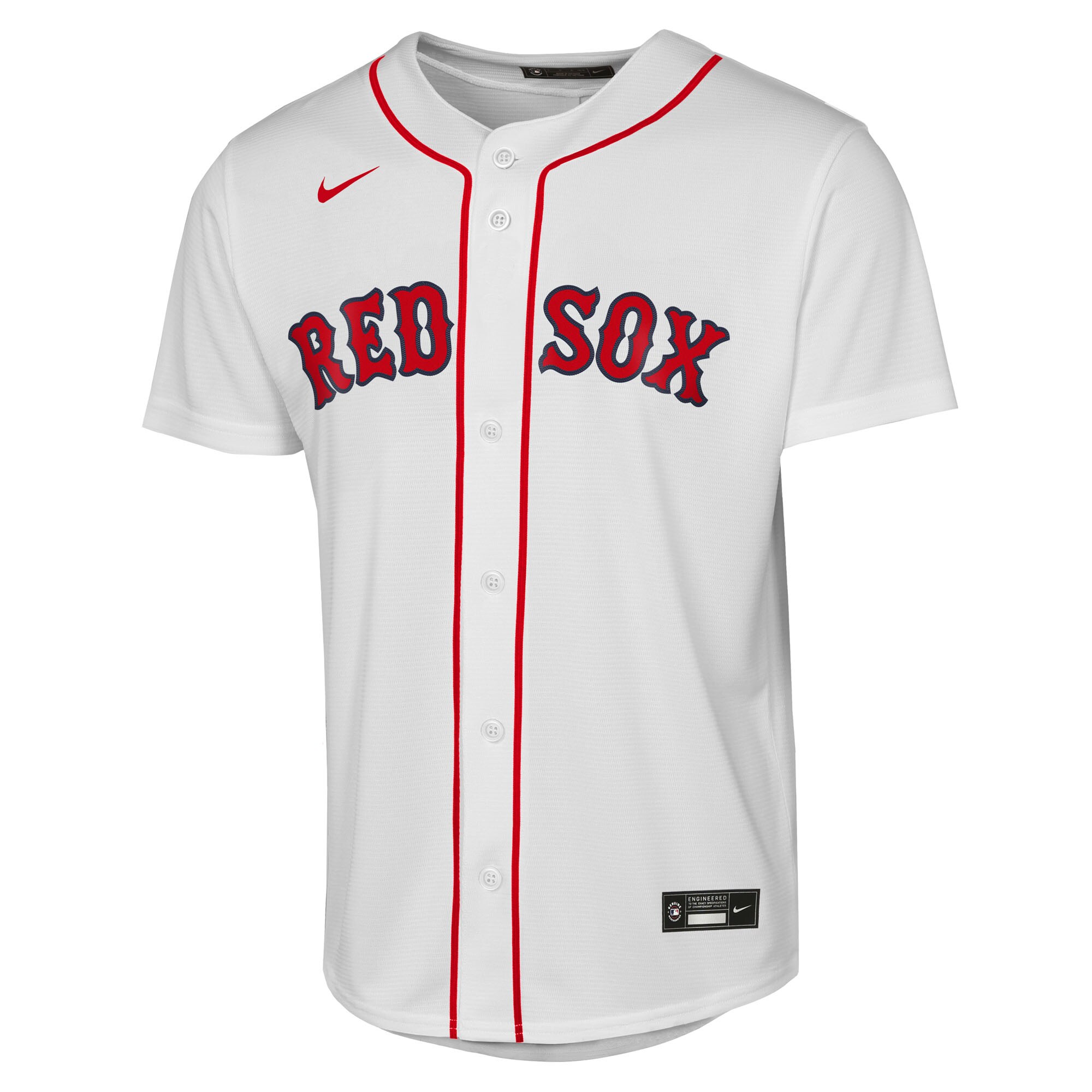 Alternative view of Youth Boston Red Sox Rafael Devers White Home Player Jersey