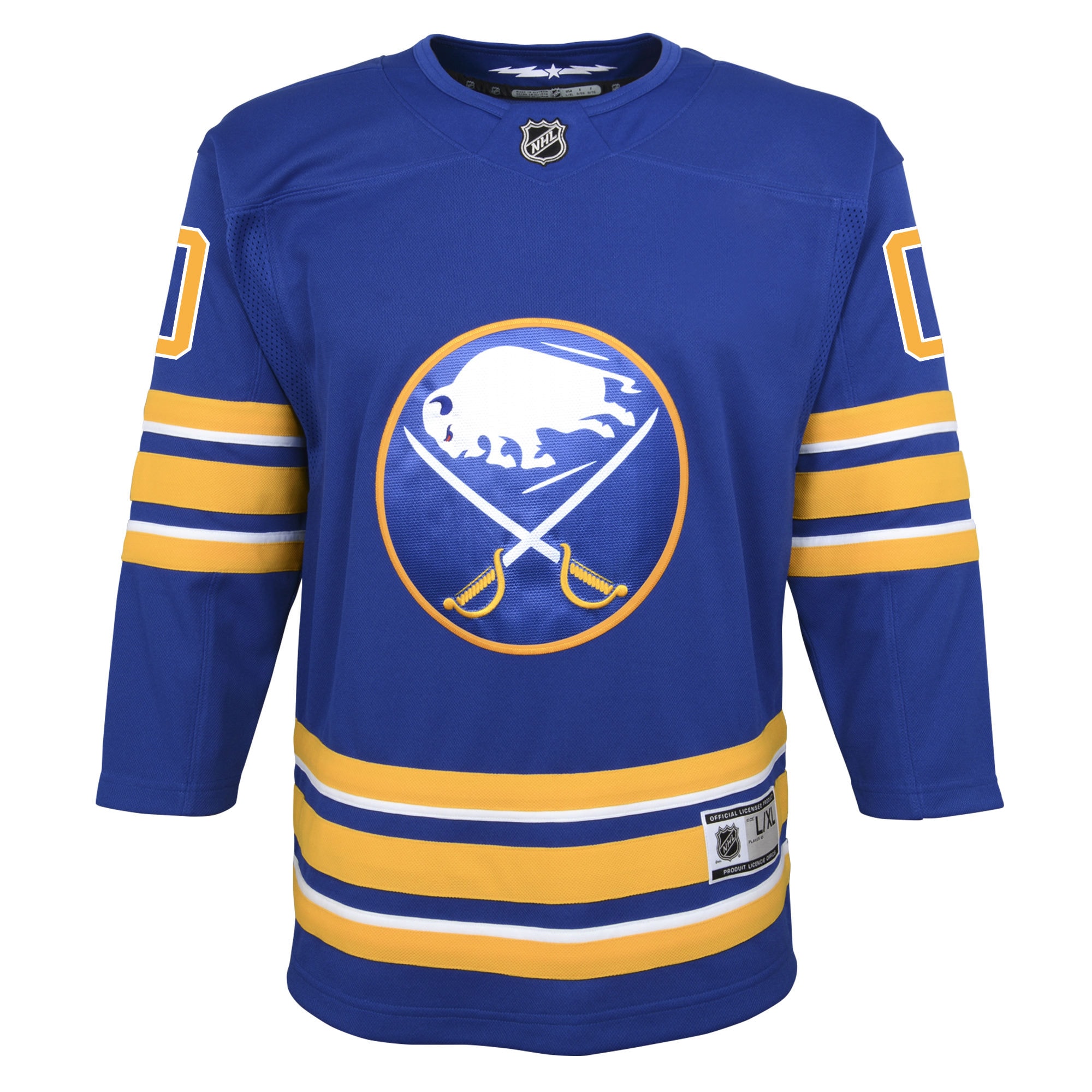 Alternative view of Youth Buffalo Sabres Royal Home Custom Premier Jersey - JS197 