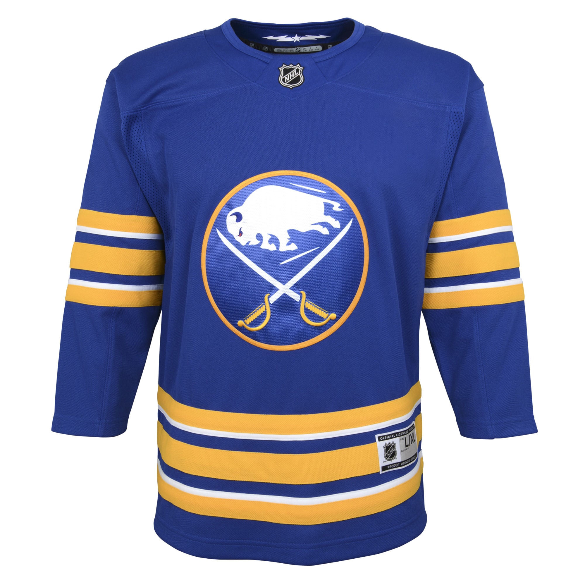 Alternative view of Youth Buffalo Sabres Royal Home Premier Jersey - JS741 