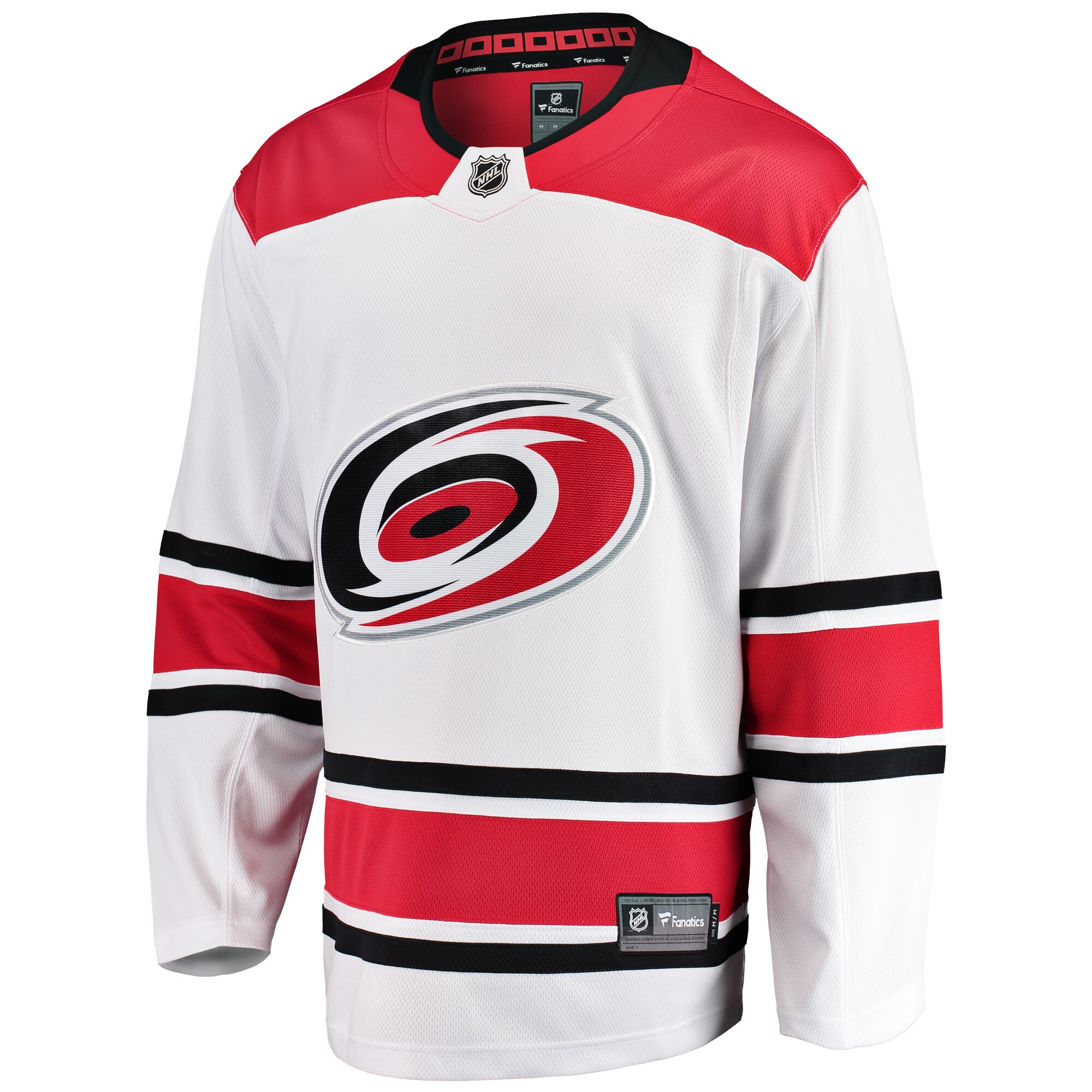 Alternative view of Youth Carolina Hurricanes White Away Breakaway Jersey - JS427 
