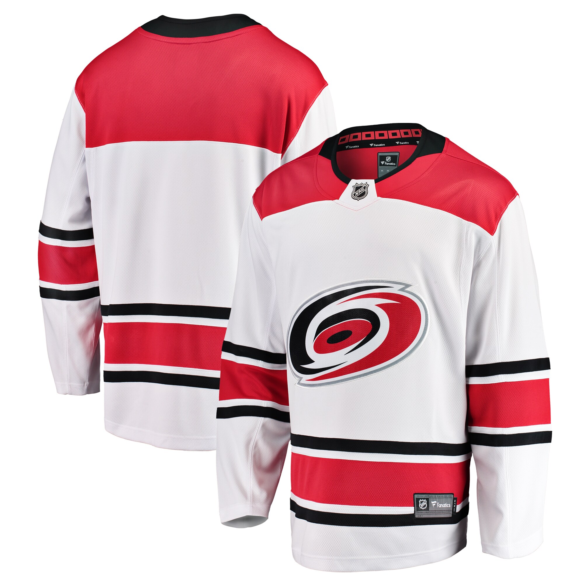 Youth Carolina Hurricanes White Away Breakaway Jersey - JS427 