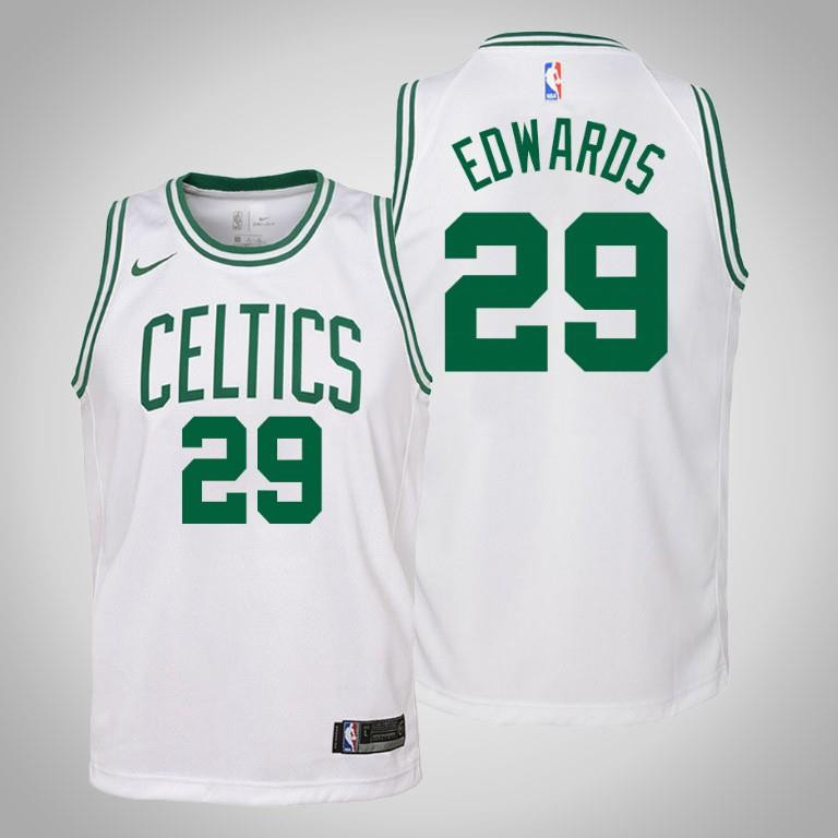 Youth Carsen Edwards Boston Celtics 29 Association White Jersey Jersey - JS283