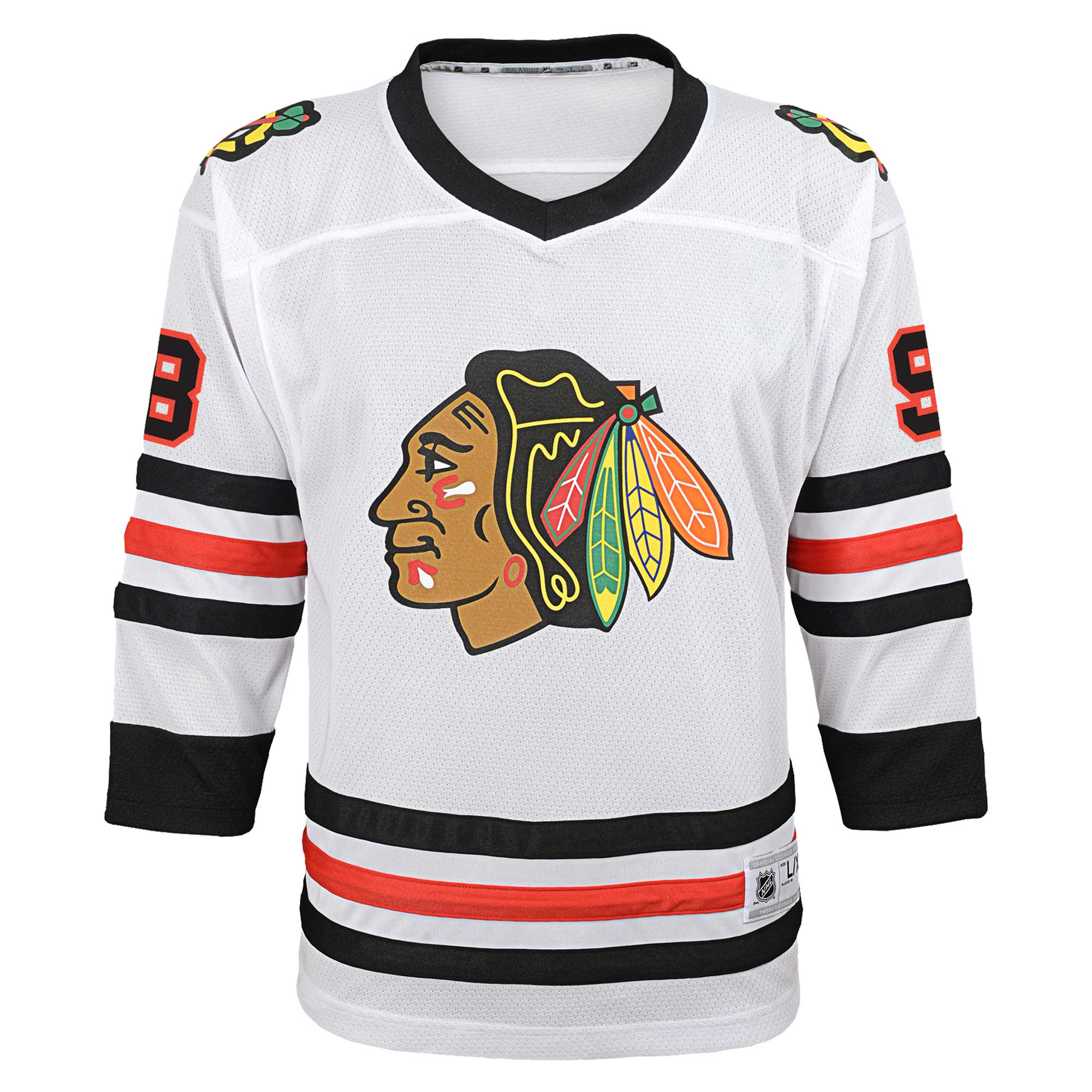 Alternative view of Youth Chicago Blackhawks Connor Bedard White Away Player Jersey - JS949 