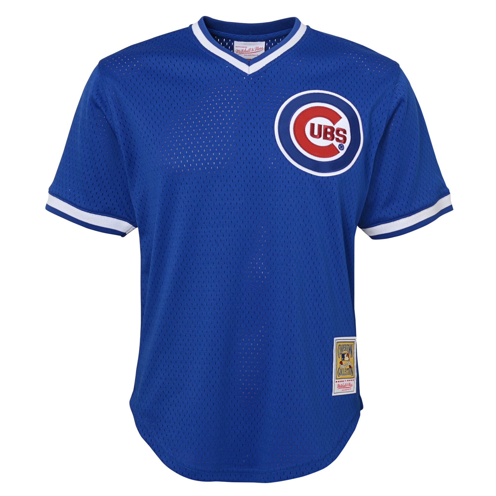 Alternative view of Youth Chicago Cubs Ryne Sandberg Mitchell & Ness Royal Cooperstown Collection Mesh Batting Practice Jersey