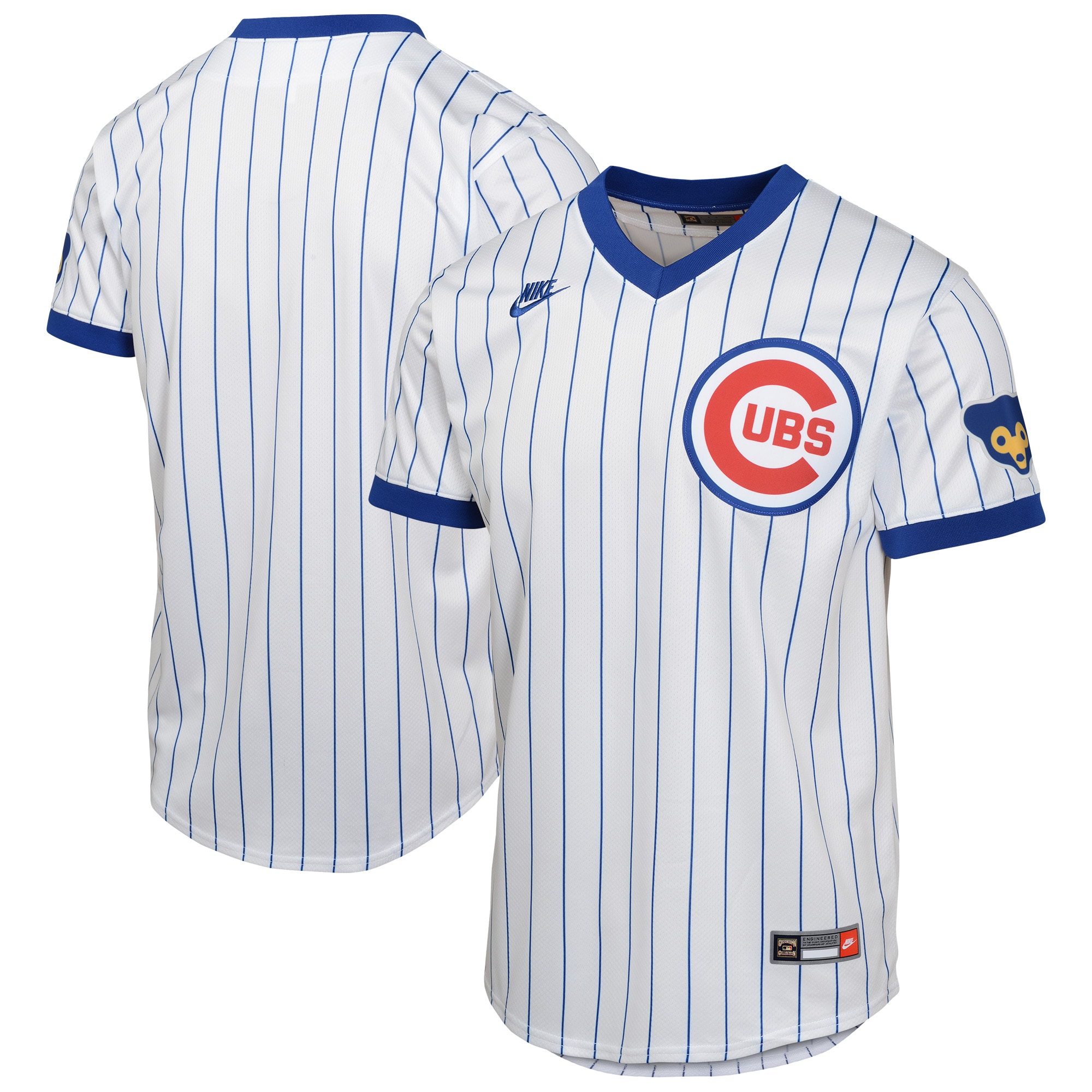 Youth Chicago Cubs White Limited Cooperstown Collection Jersey