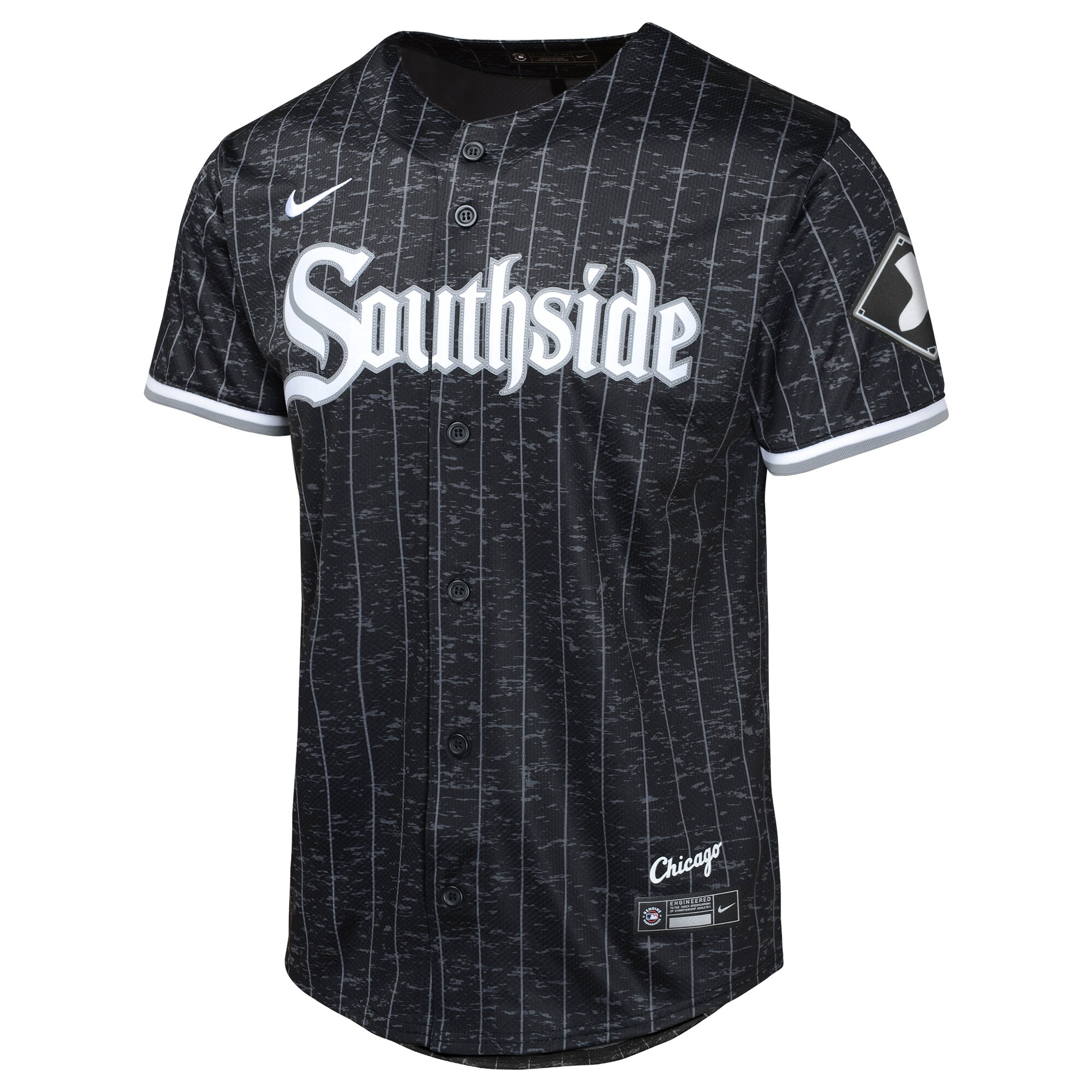 Alternative view of Youth Chicago White Sox Black City Connect Limited Jersey
