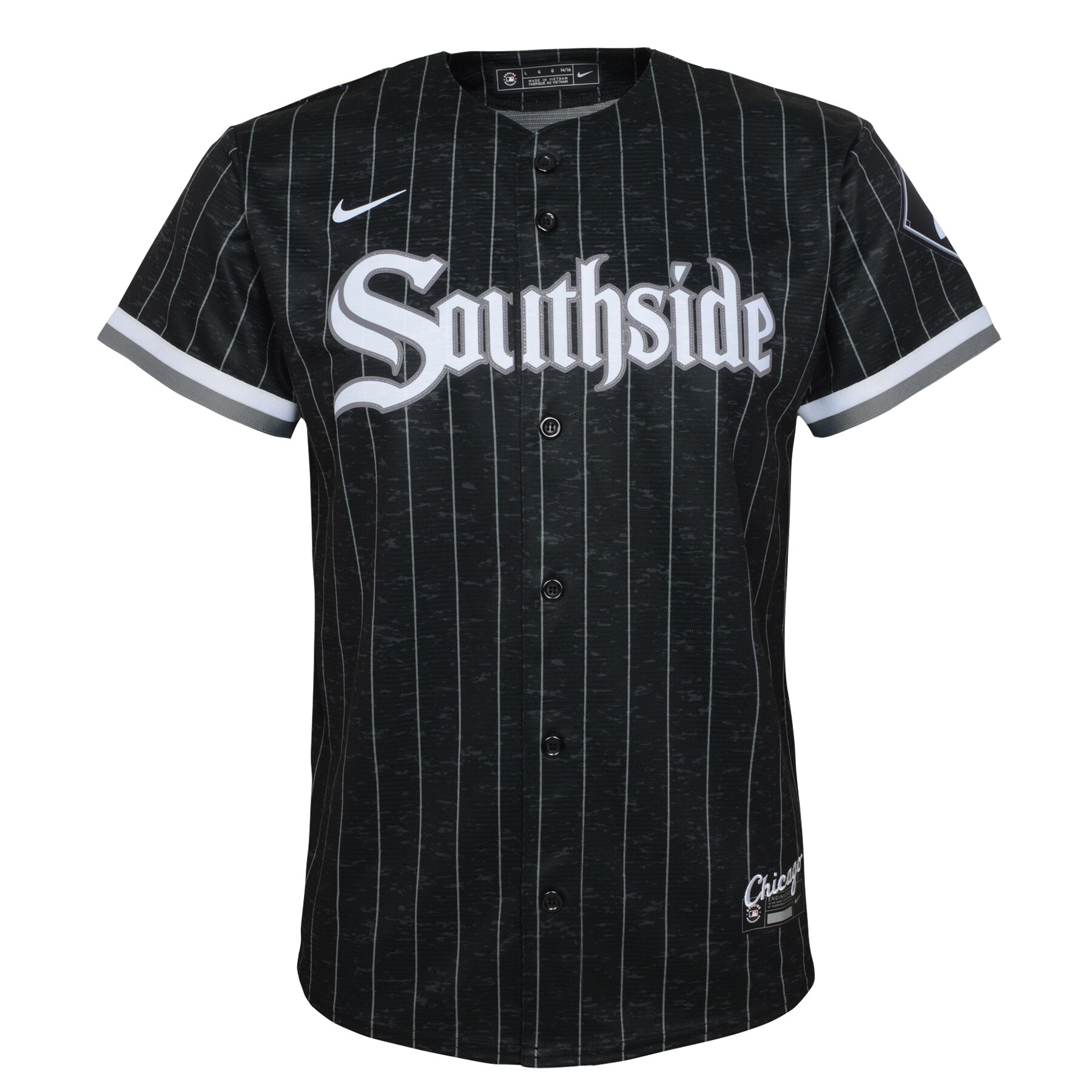 Alternative view of Youth Chicago White Sox Eloy Jimenez Black City Connect Player Jersey