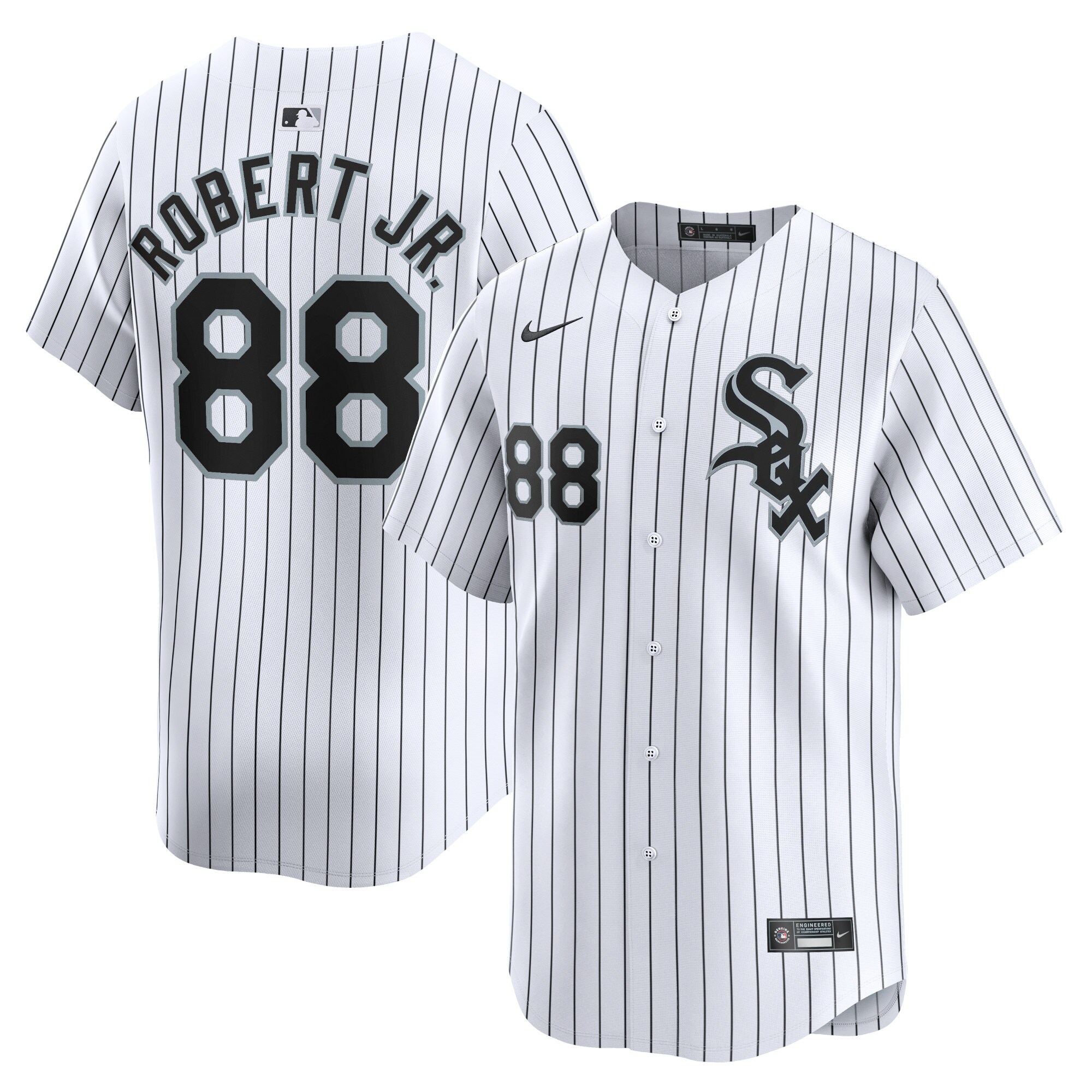 Youth Chicago White Sox Luis Robert Jr. White Home Limited Jersey
