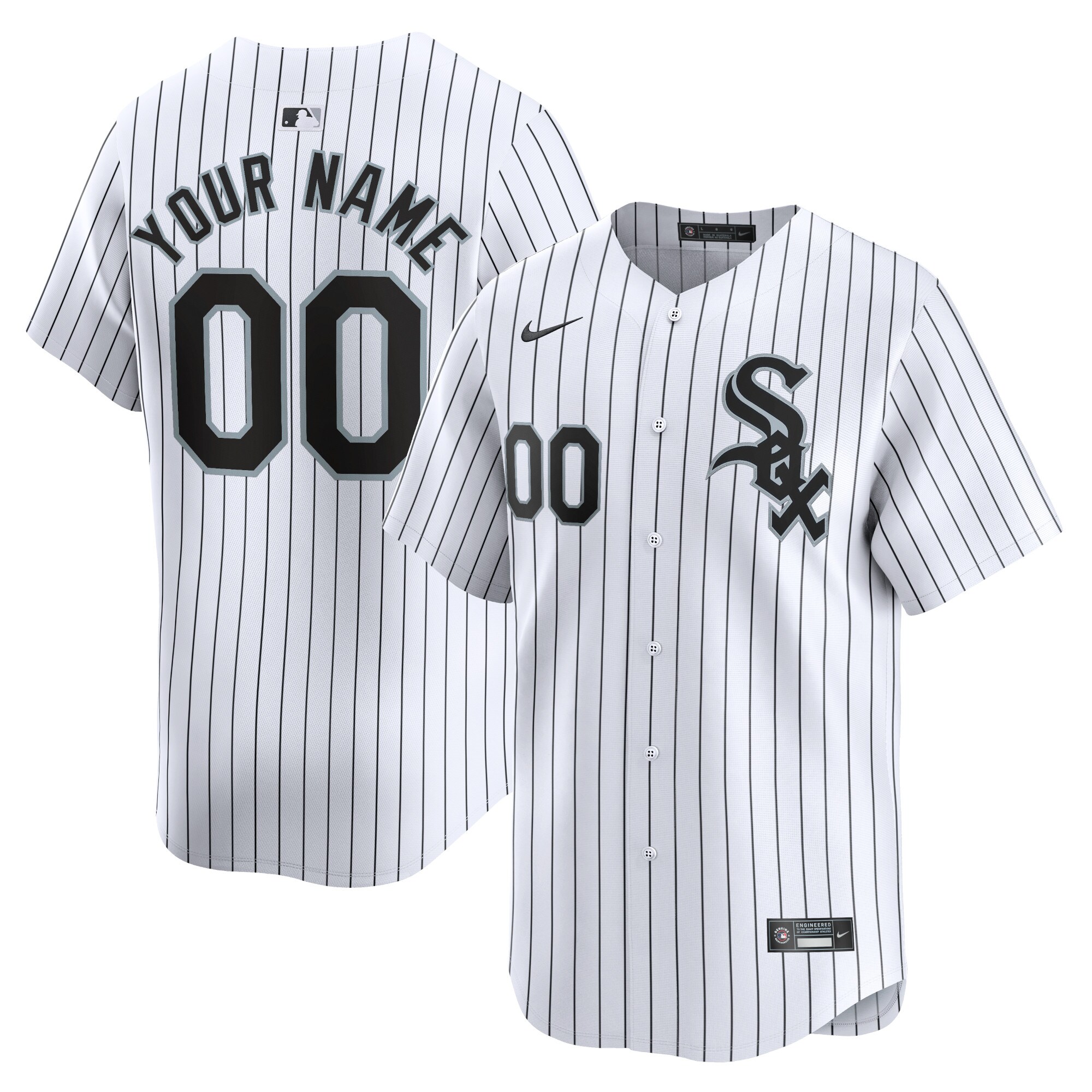 Youth Chicago White Sox White Home Limited Custom Jersey