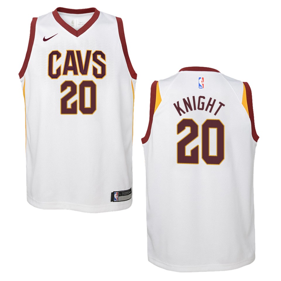 Youth Cleveland Cavaliers #20 Brandon Knight Association Swingman Jersey - White