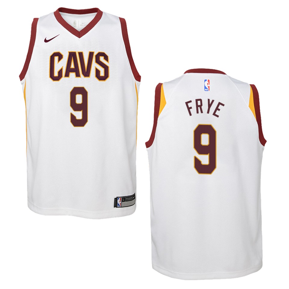 Youth Cleveland Cavaliers #9 Channing Frye Association Swingman Jersey - White