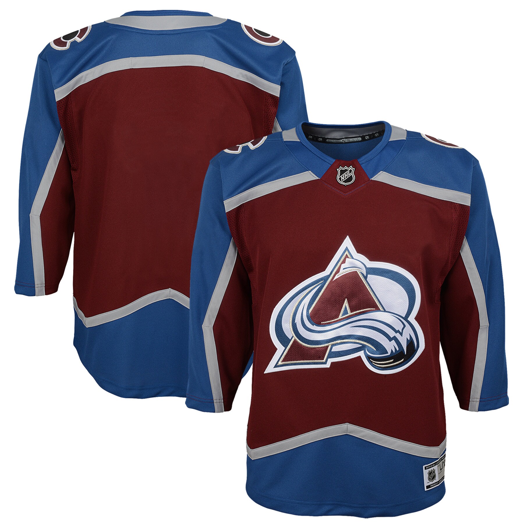 Youth Colorado Avalanche Burgundy Home Premier Jersey - JS464 