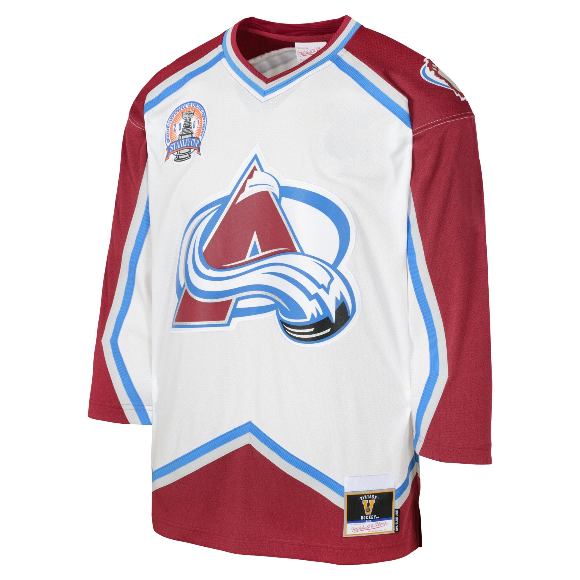 Alternative view of Youth Colorado Avalanche Mitchell & Ness Blue 2000 Blue Line Player Jersey - JS927 