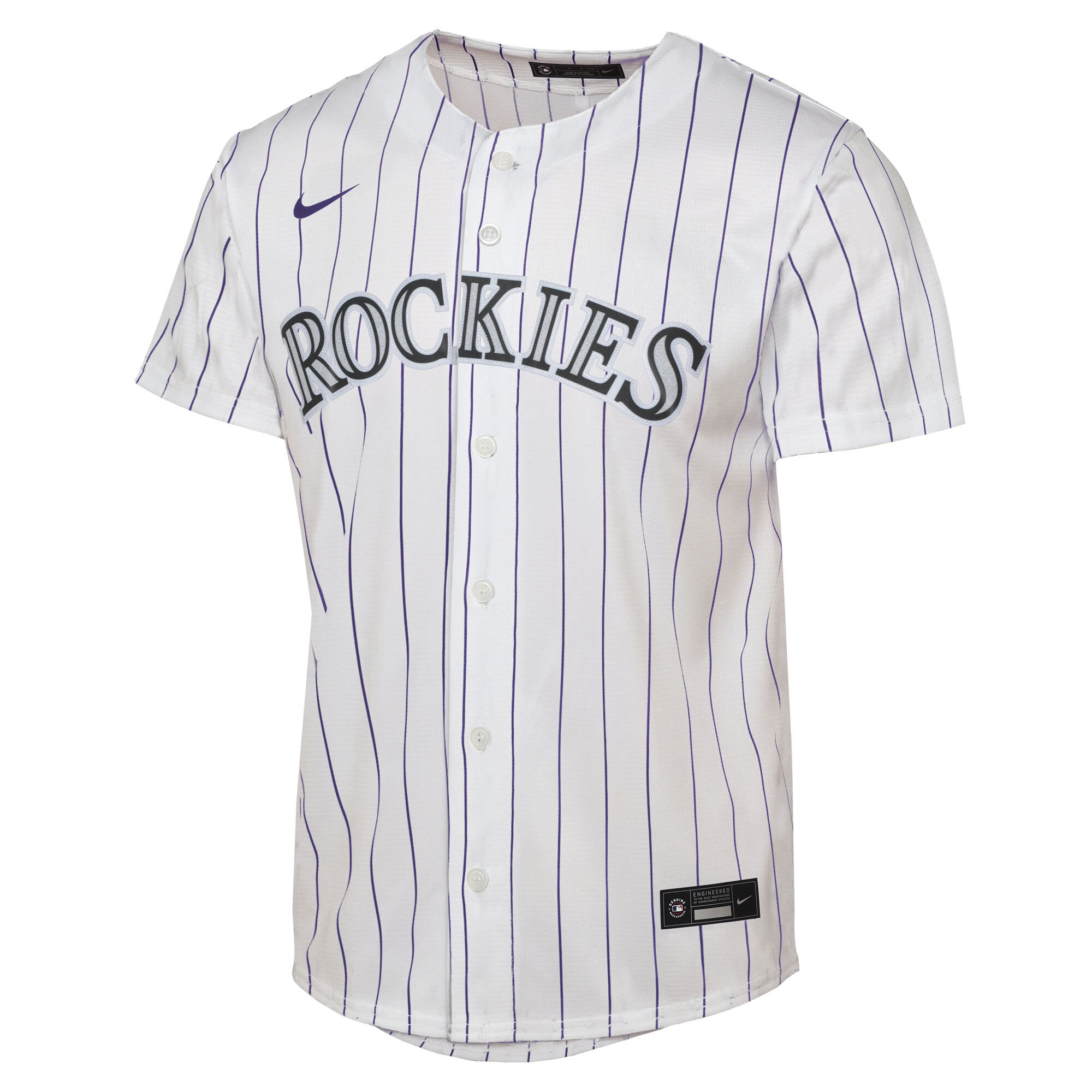 Alternative view of Youth Colorado Rockies Kris Bryant White Home Player Jersey
