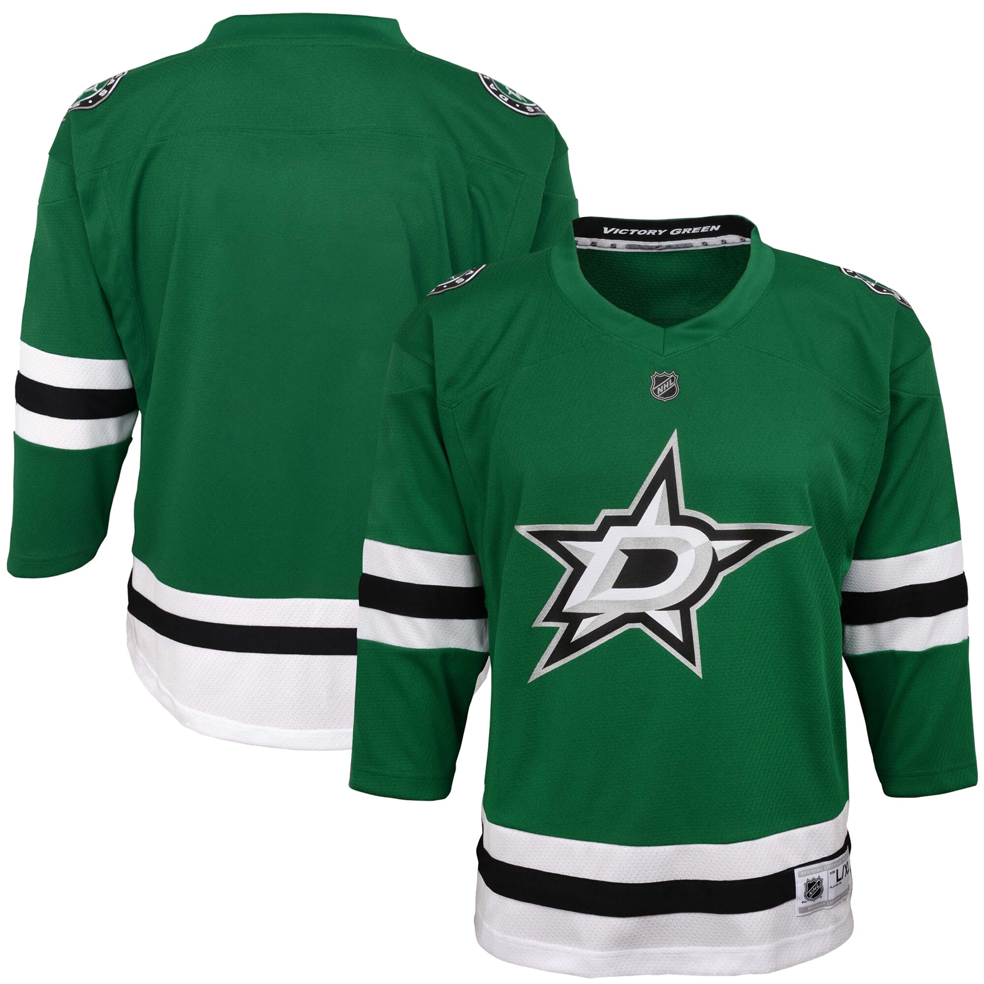 Youth Dallas Stars Green Home Blank Jersey - JS795 