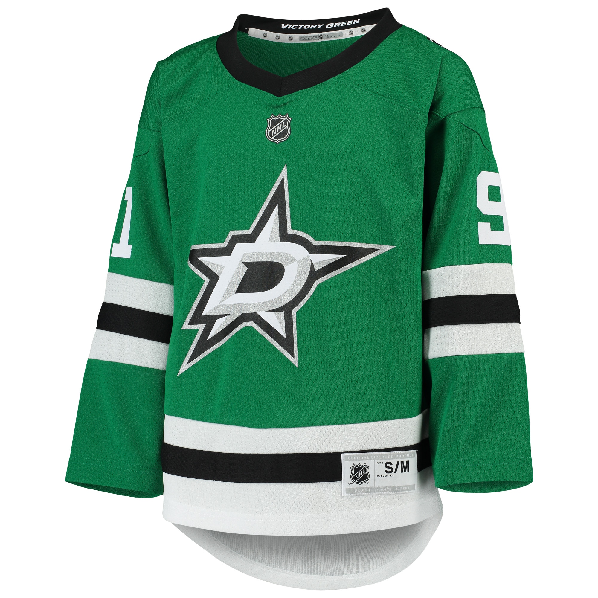 Alternative view of Youth Dallas Stars Tyler Seguin Kelly Green Home Player Jersey - JS643 