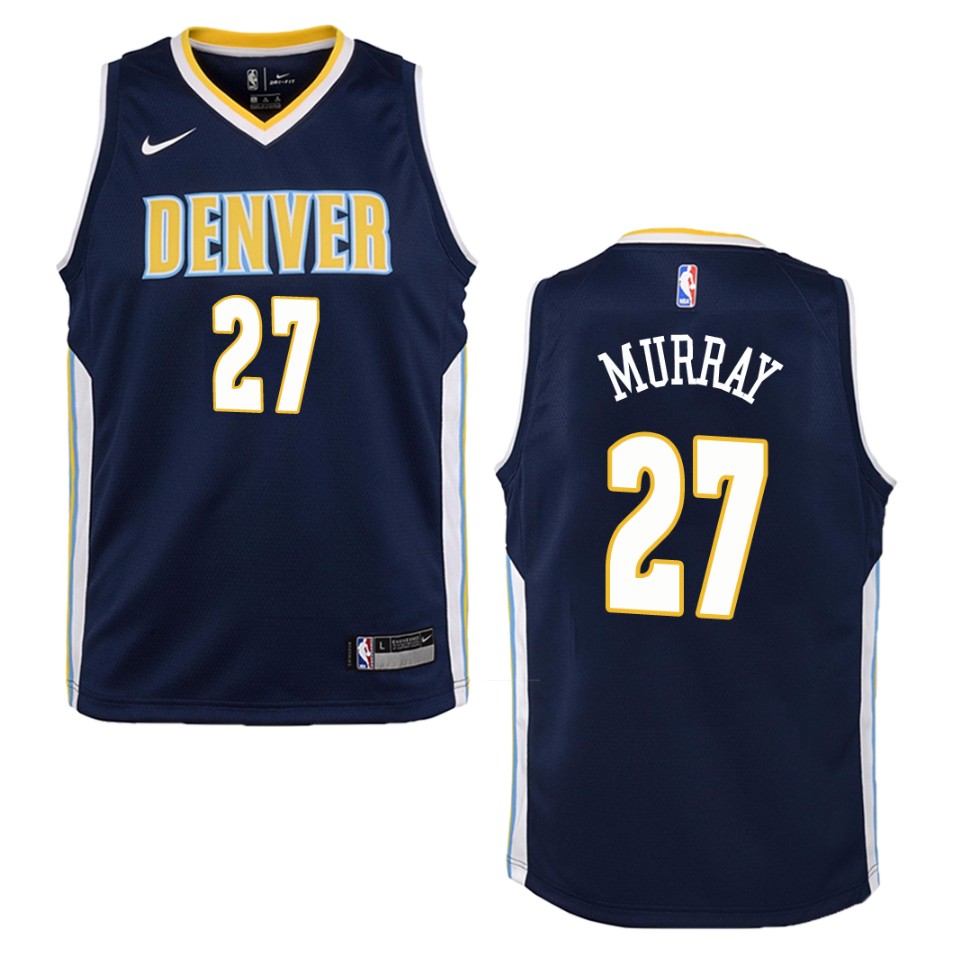 Youth Denver Nuggets #27 Jamal Murray Icon Swingman Jersey - Navy