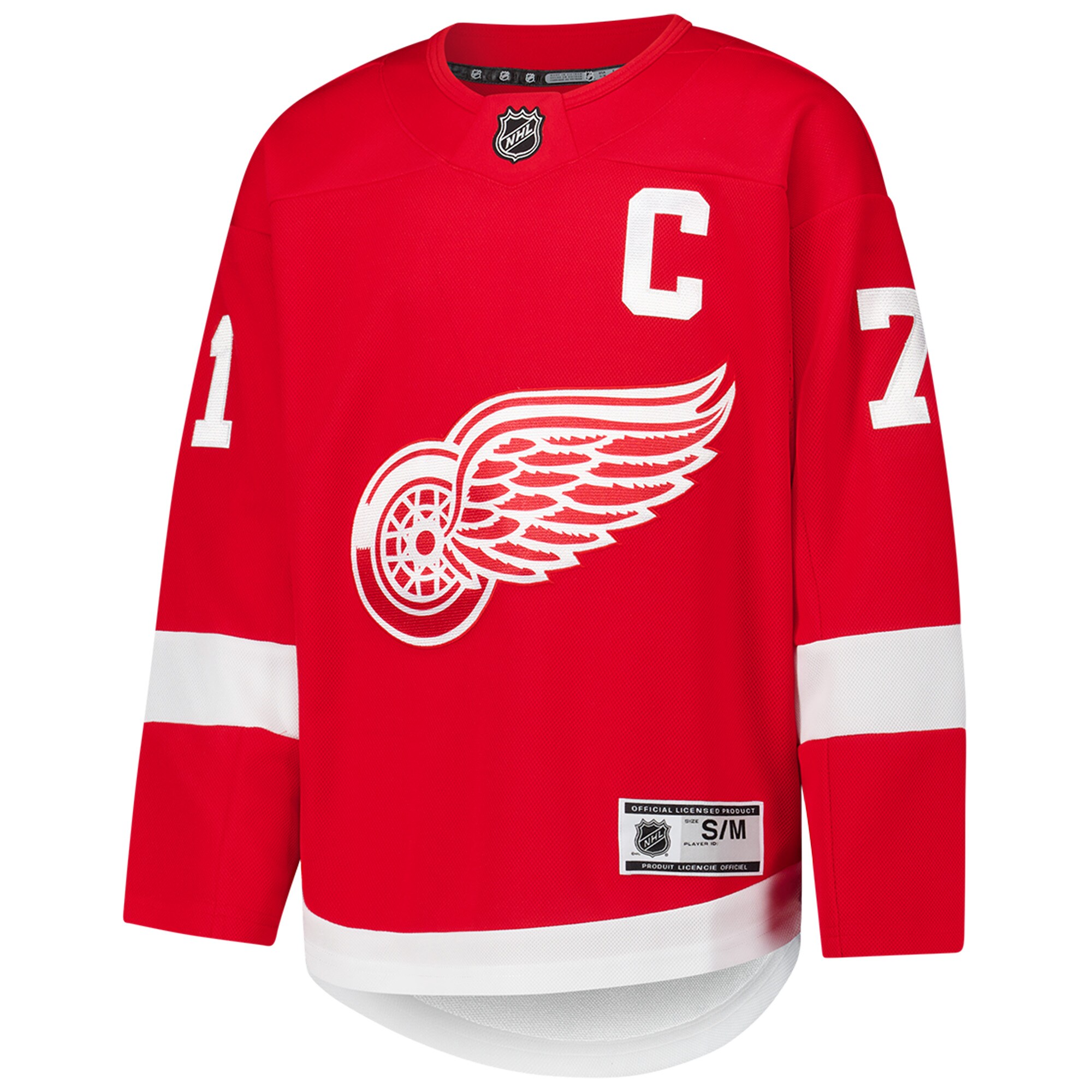 Alternative view of Youth Detroit Red Wings Dylan Larkin Red Home Premier Player Jersey - JS233 