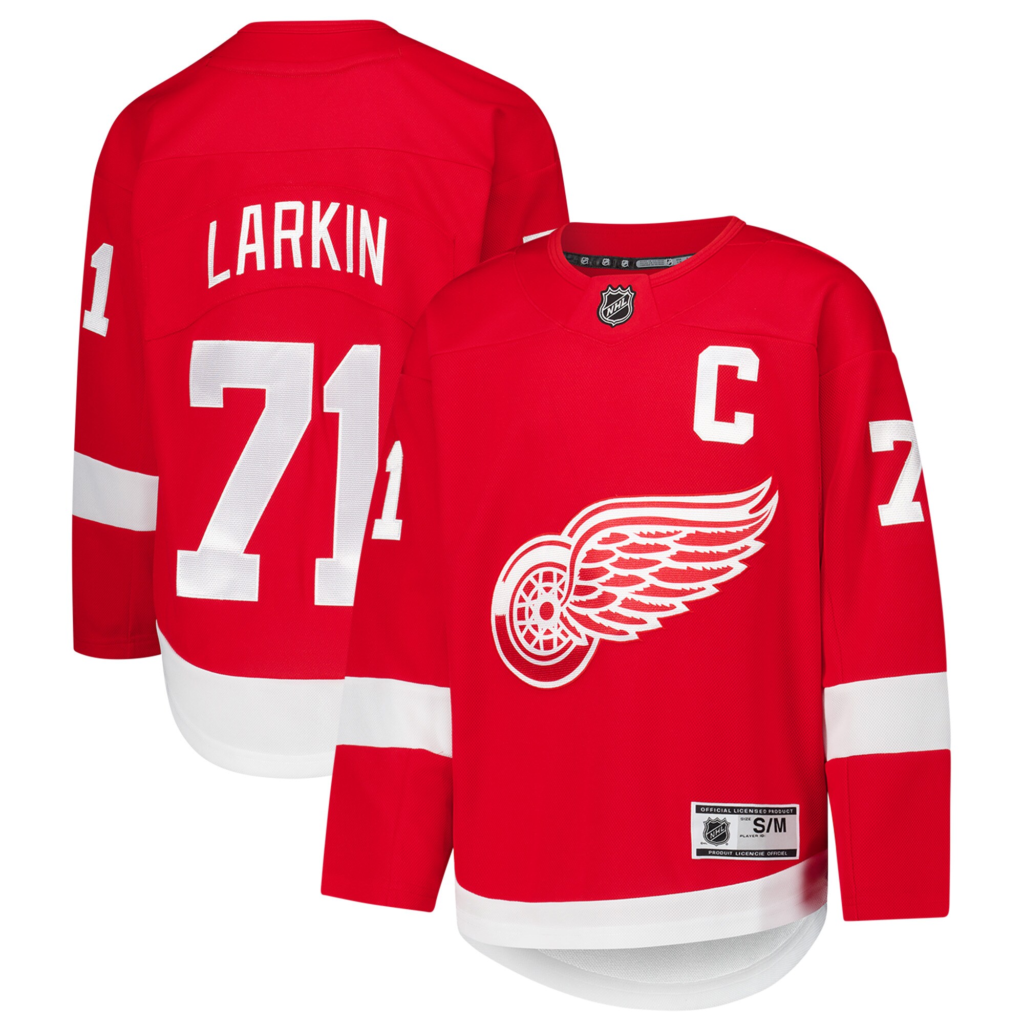 Youth Detroit Red Wings Dylan Larkin Red Home Premier Player Jersey - JS233 
