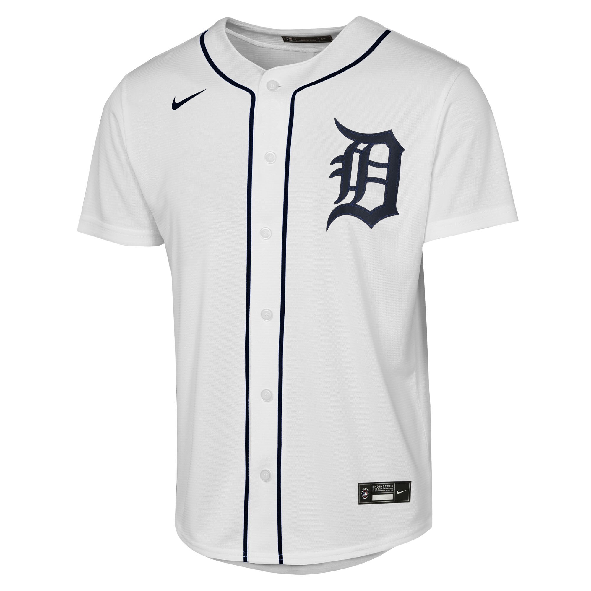 Alternative view of Youth Detroit Tigers Riley Greene White Home Player Jersey