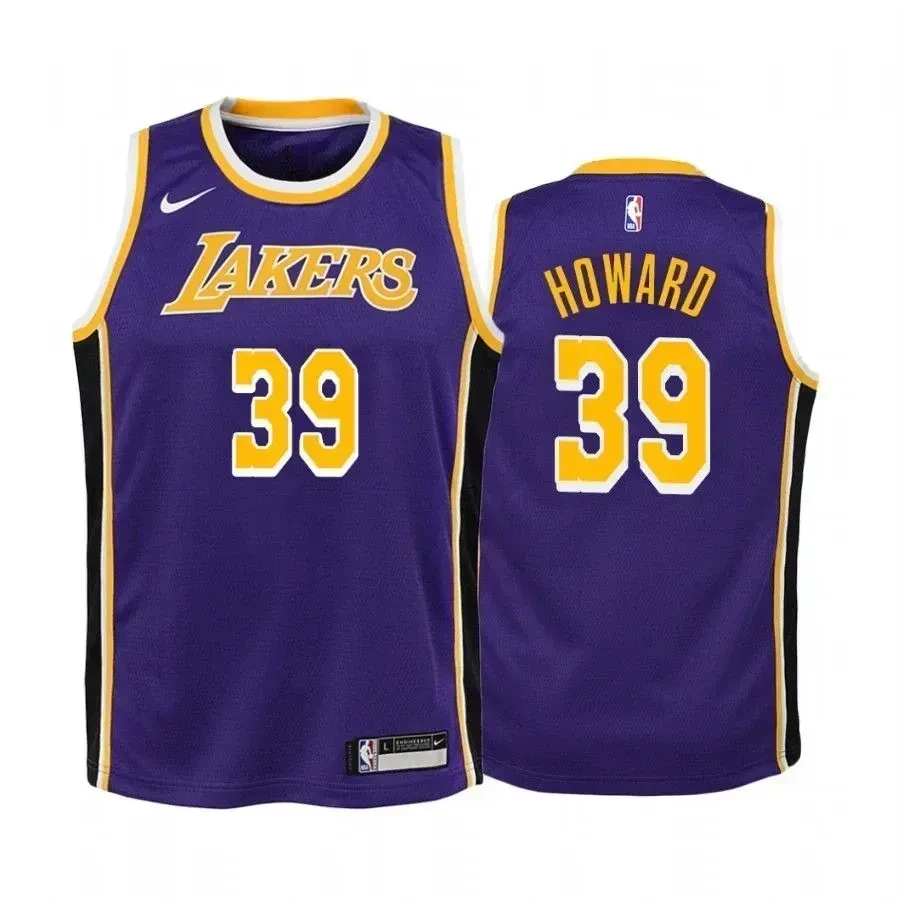 Youth Dwight Howard Los Angeles Lakers Statet Jersey - Purple - JS977 