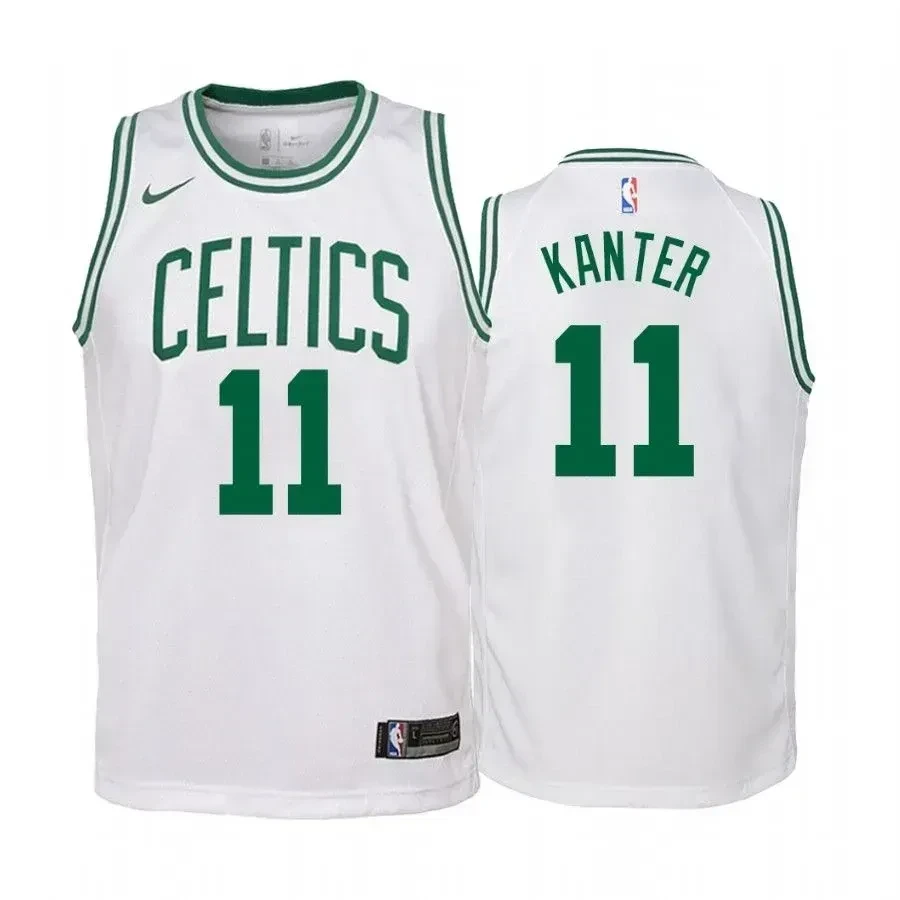 Youth Enes Kanter Boston Celtics Association Jersey - White - JS531