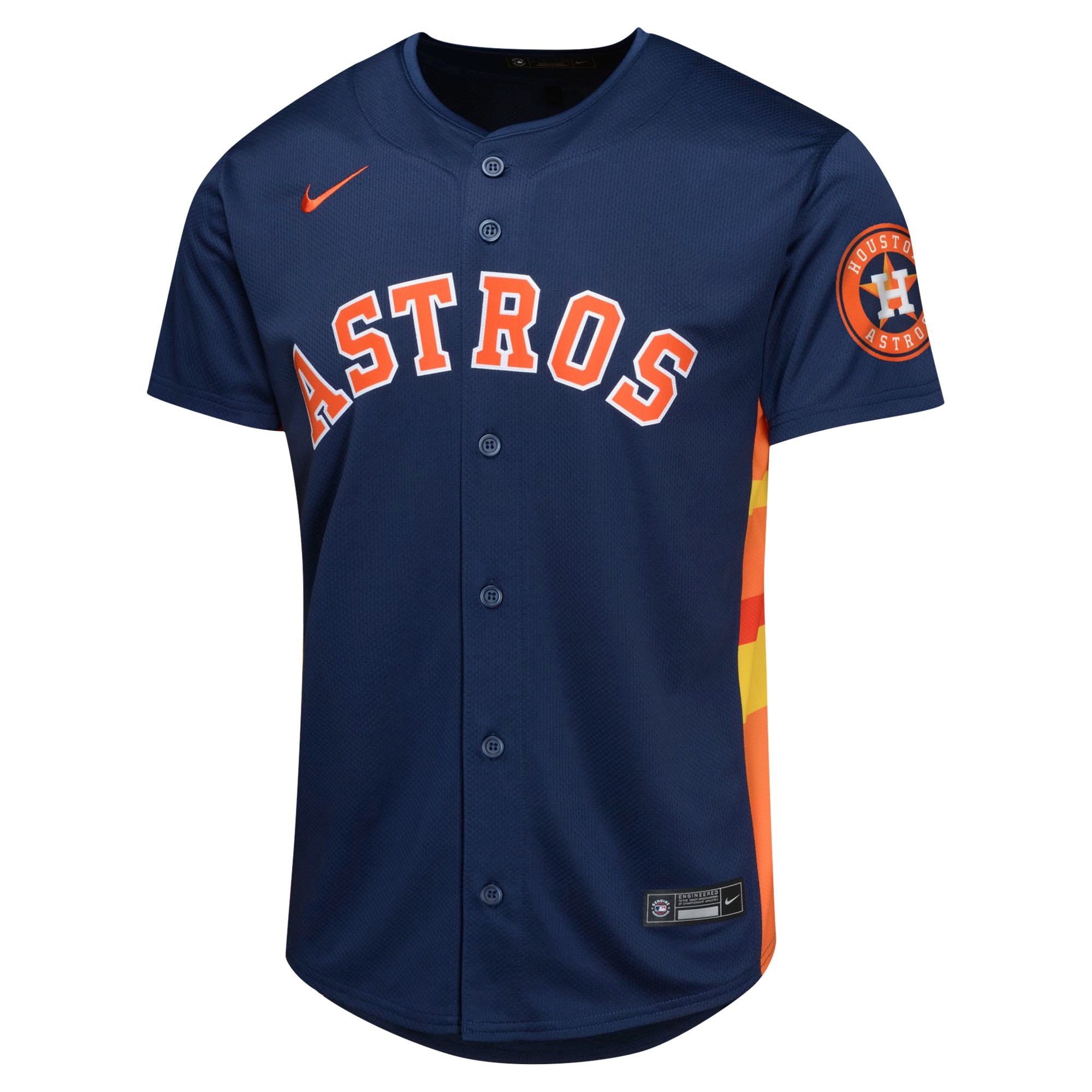 Alternative view of Youth Houston Astros Jose Altuve Navy Alternate Limited Player Jersey 