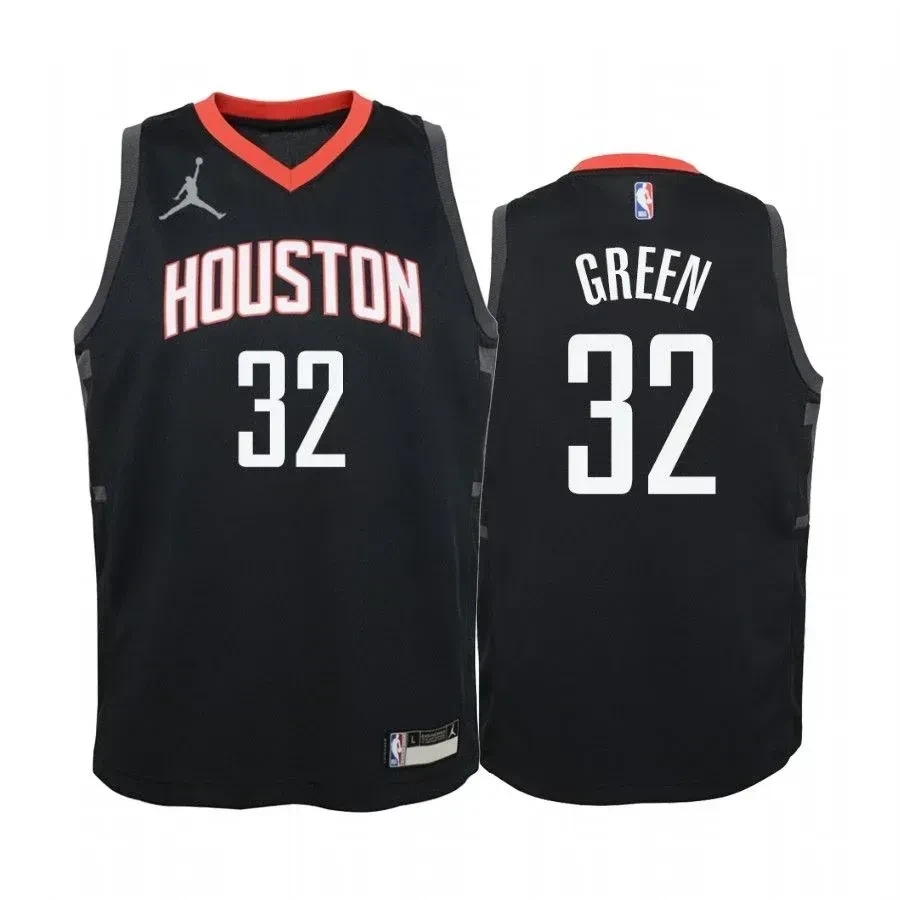 Youth Jeff Green Houston Rockets Red Statet Jersey Jumpman - JS165 