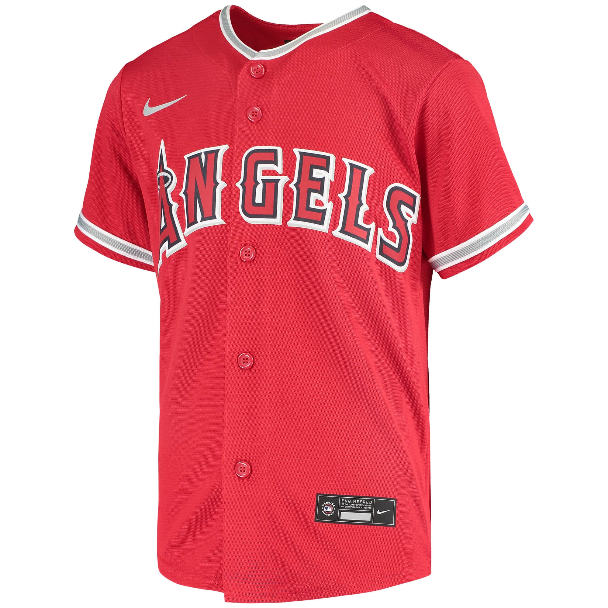 Alternative view of Youth Los Angeles Angels Anthony Rendon Red Alternate Player Jersey 