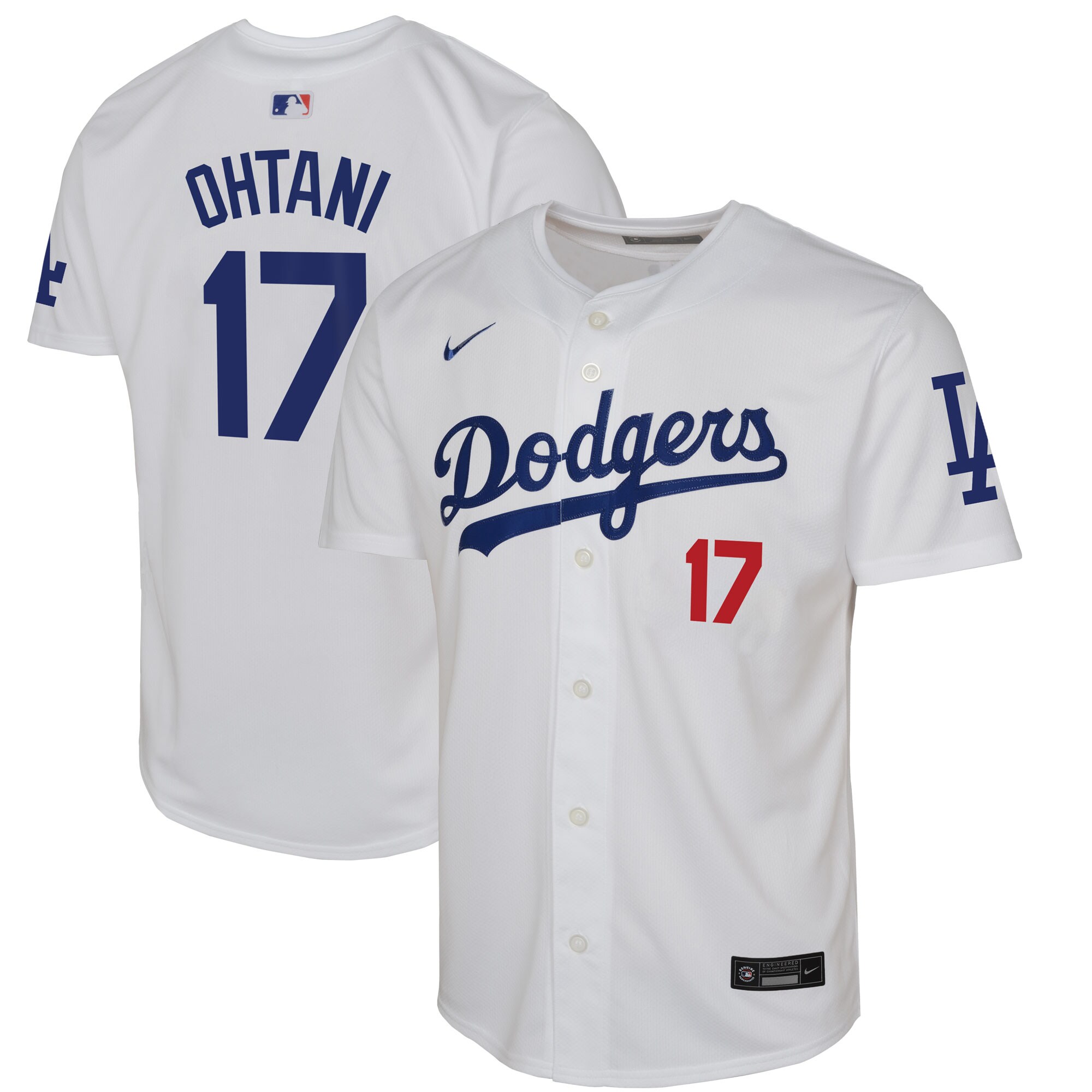 Youth Los Angeles Dodgers Shohei Ohtani White Home Limited Player Jersey 