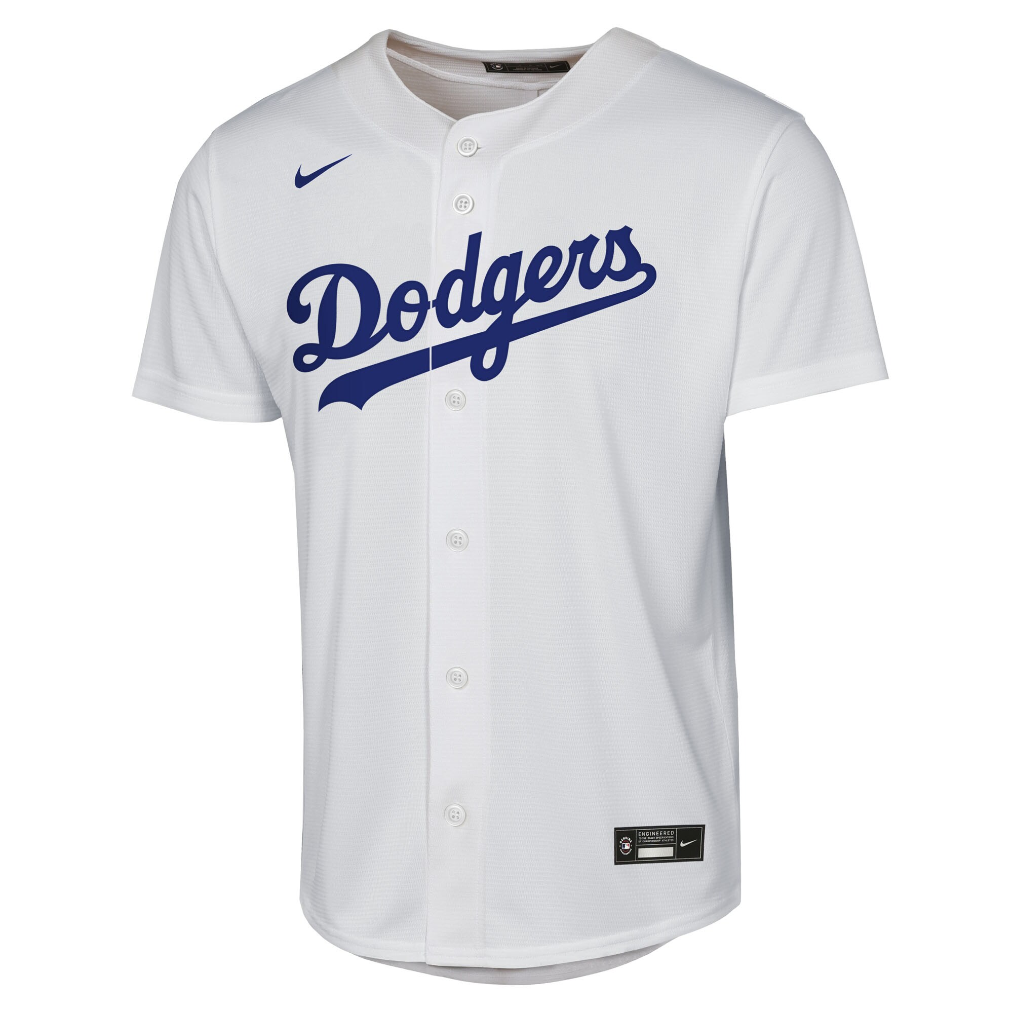 Alternative view of Youth Los Angeles Dodgers Shohei Ohtani White Home Player Jersey 