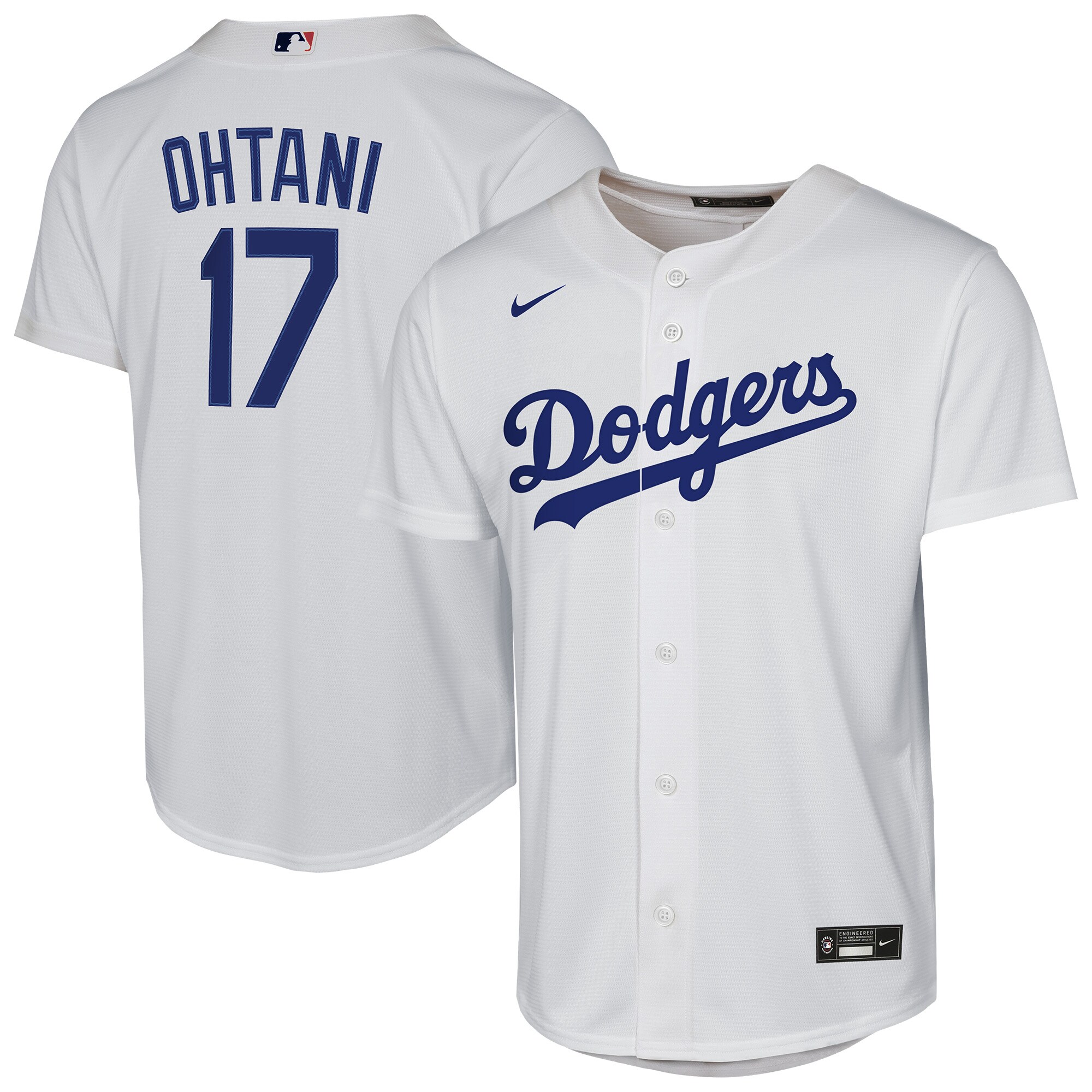Youth Los Angeles Dodgers Shohei Ohtani White Home Player Jersey 