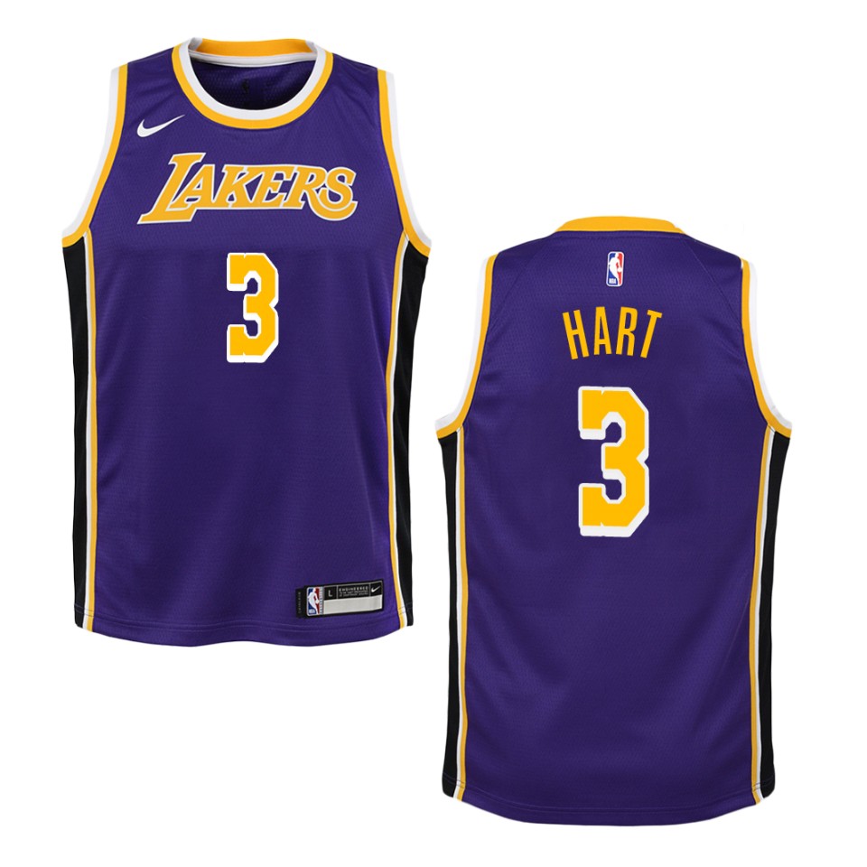 Youth Los Angeles Lakers #3 Josh Hart Statement Swingman Jersey - Purple