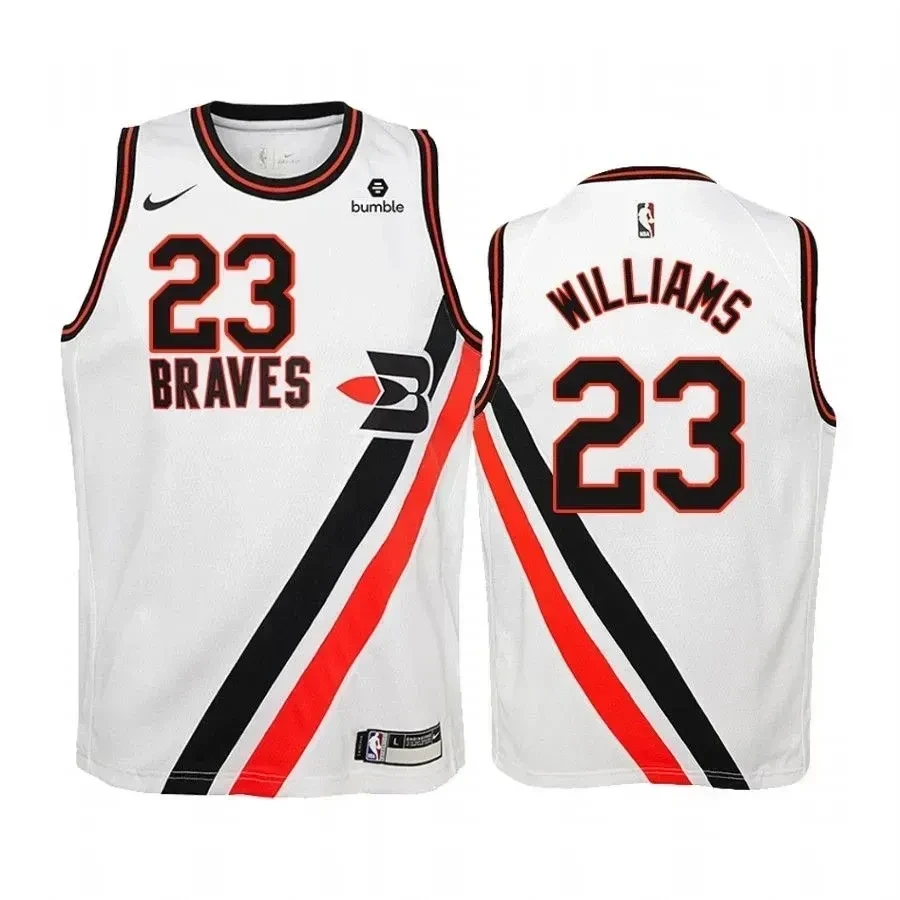 Youth Lou Williams Los Angeles Clippers White Hardwood Classics Jersey - Jersey - JS970 