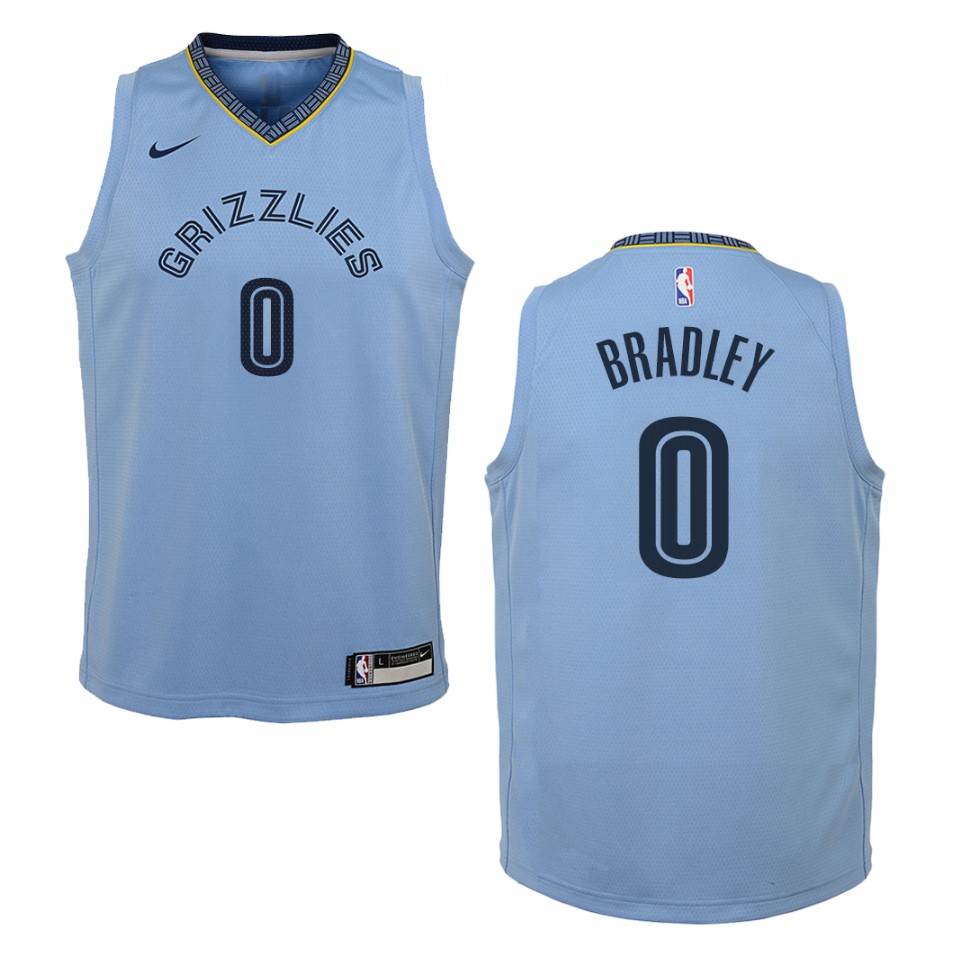 Youth Memphis Grizzlies #0 Avery Bradley Statement Swingman Jersey - Blue