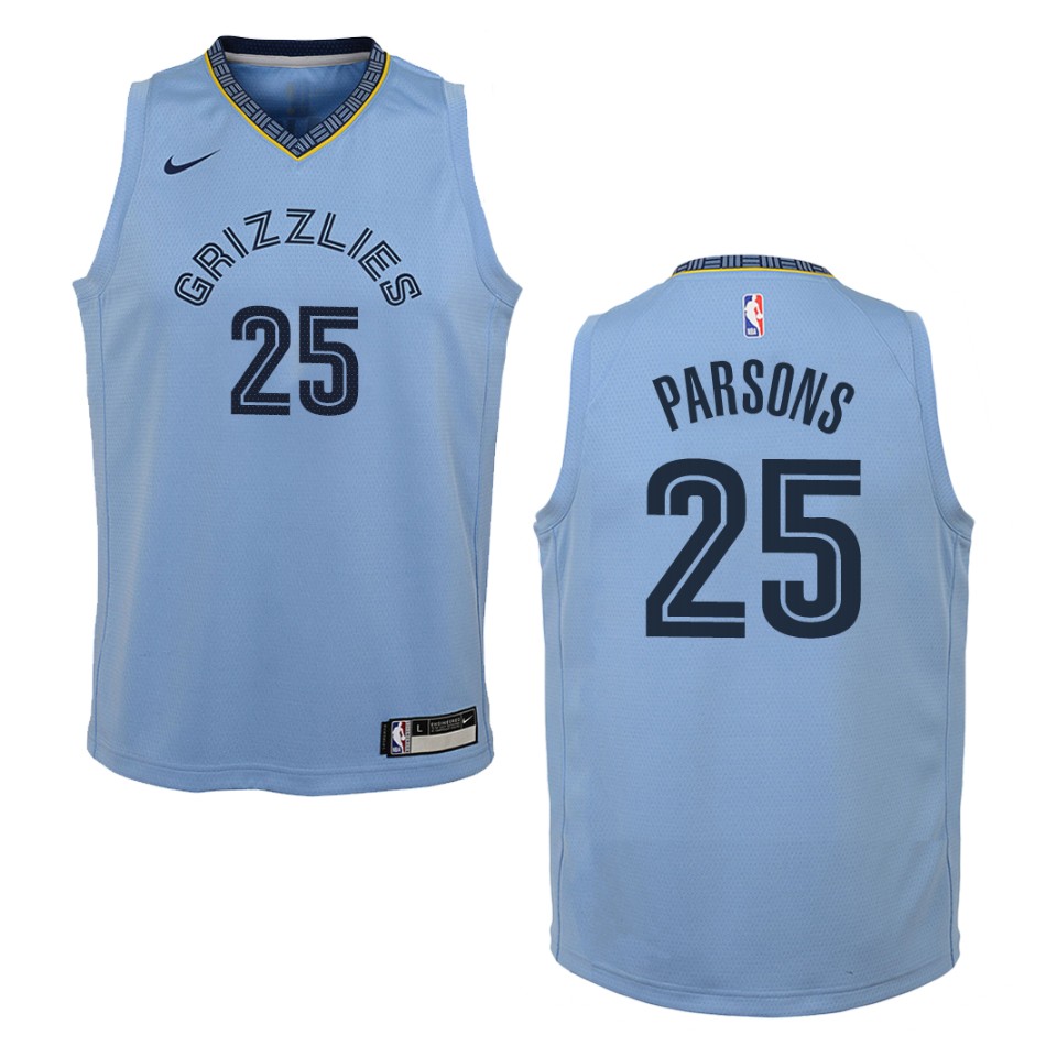 Youth Memphis Grizzlies #25 Chandler Parsons Statement Swingman Jersey - Blue