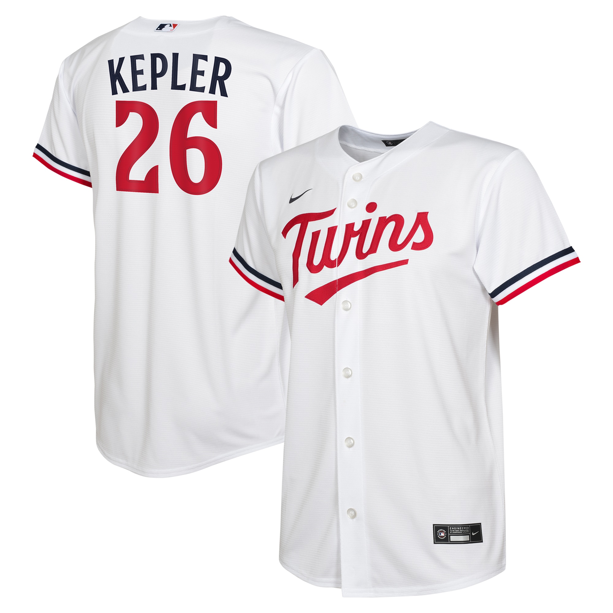 Youth Minnesota Twins Max Kepler White Alternate Player Jersey 