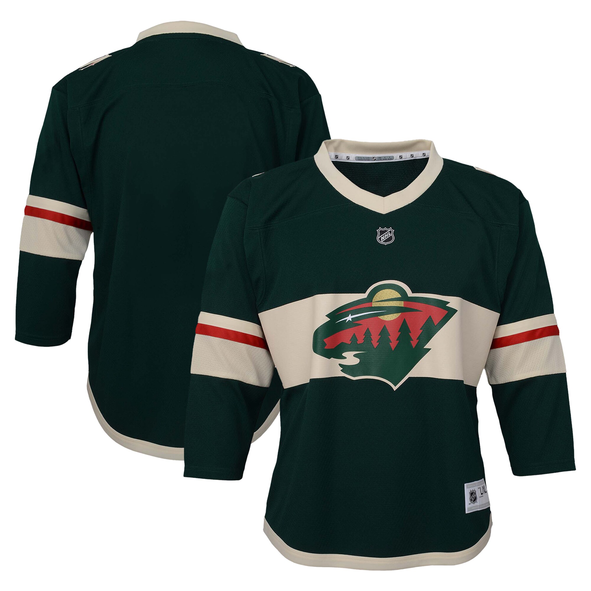 Youth Minnesota Wild Green Jersey - JS937 