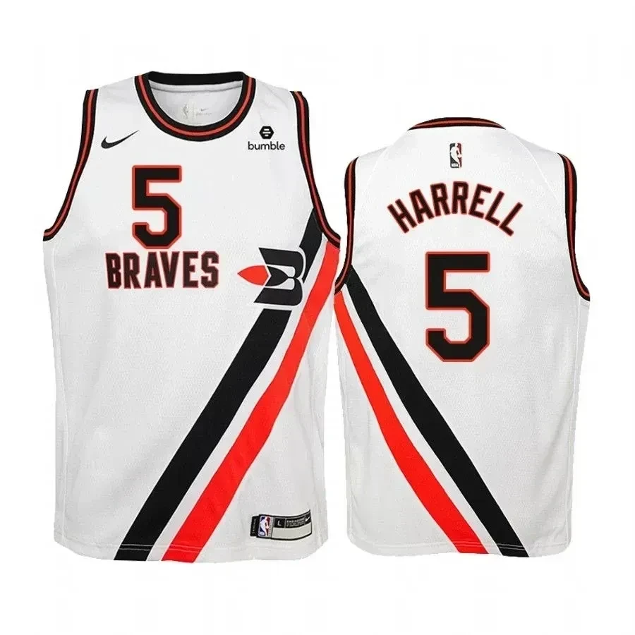Youth Montrezl Harrell Los Angeles Clippers Hardwood Classics Jersey - White - JS947 