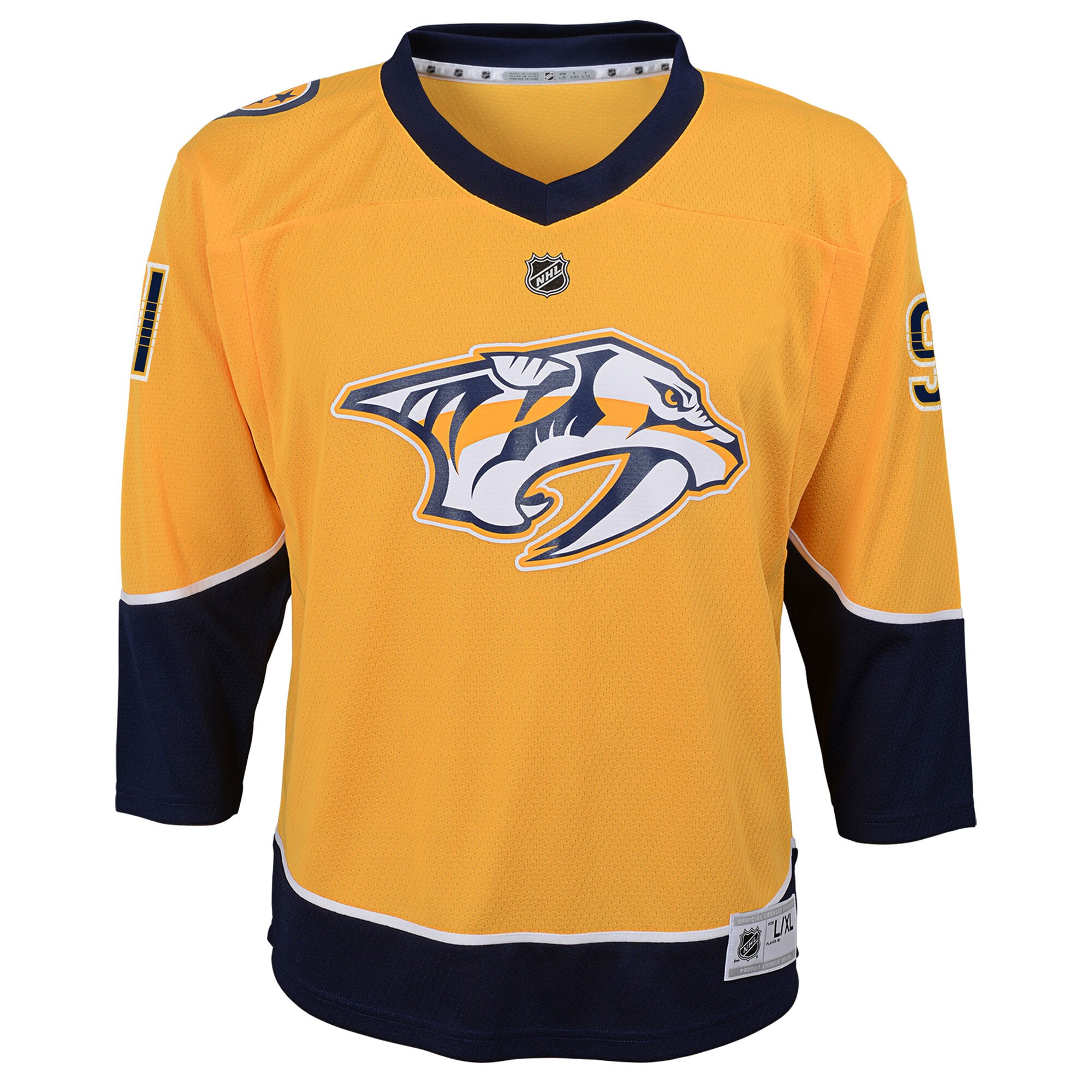 Alternative view of Youth Nashville Predators Steven Stamkos Gold Alternate Player Jersey - JS581 