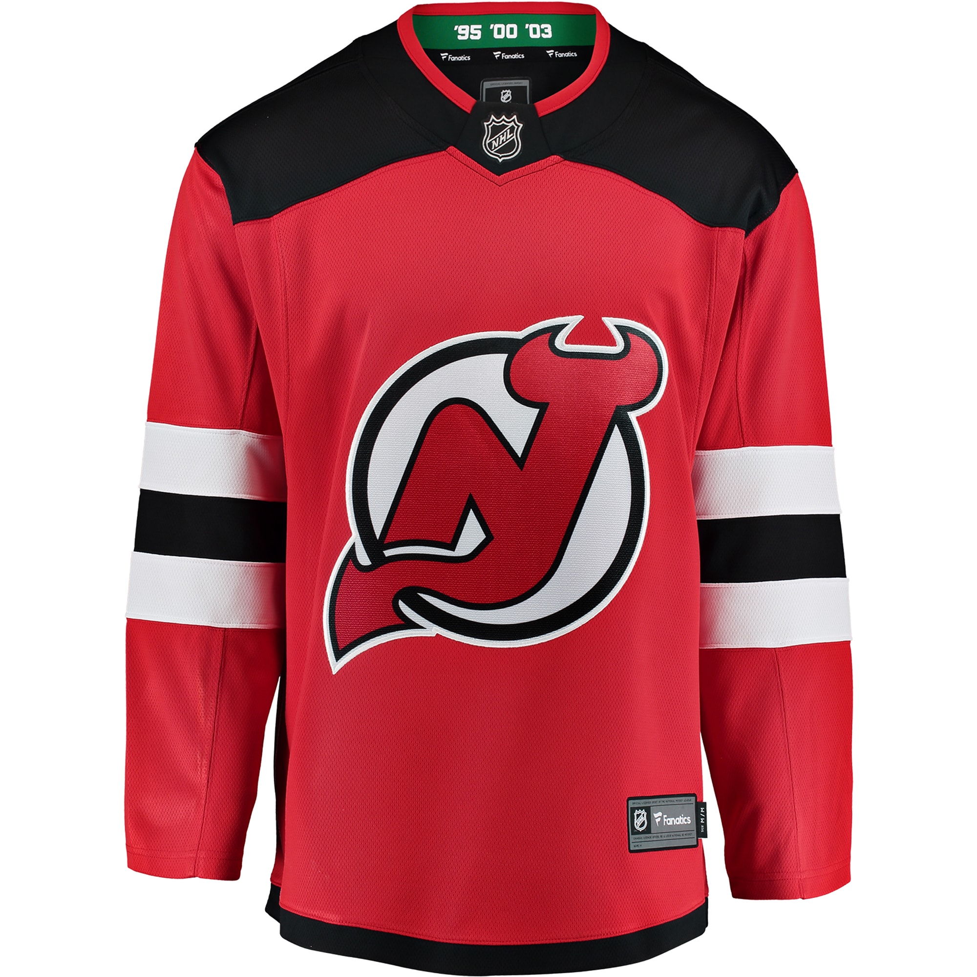 Alternative view of Youth New Jersey Devils Red Breakaway Home Jersey - JS198 