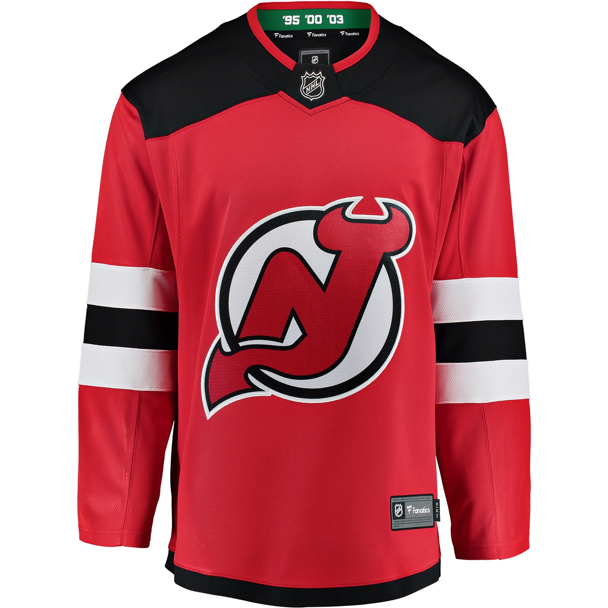 Alternative view of Youth New Jersey Devils Red Breakaway Home Jersey - JS366 