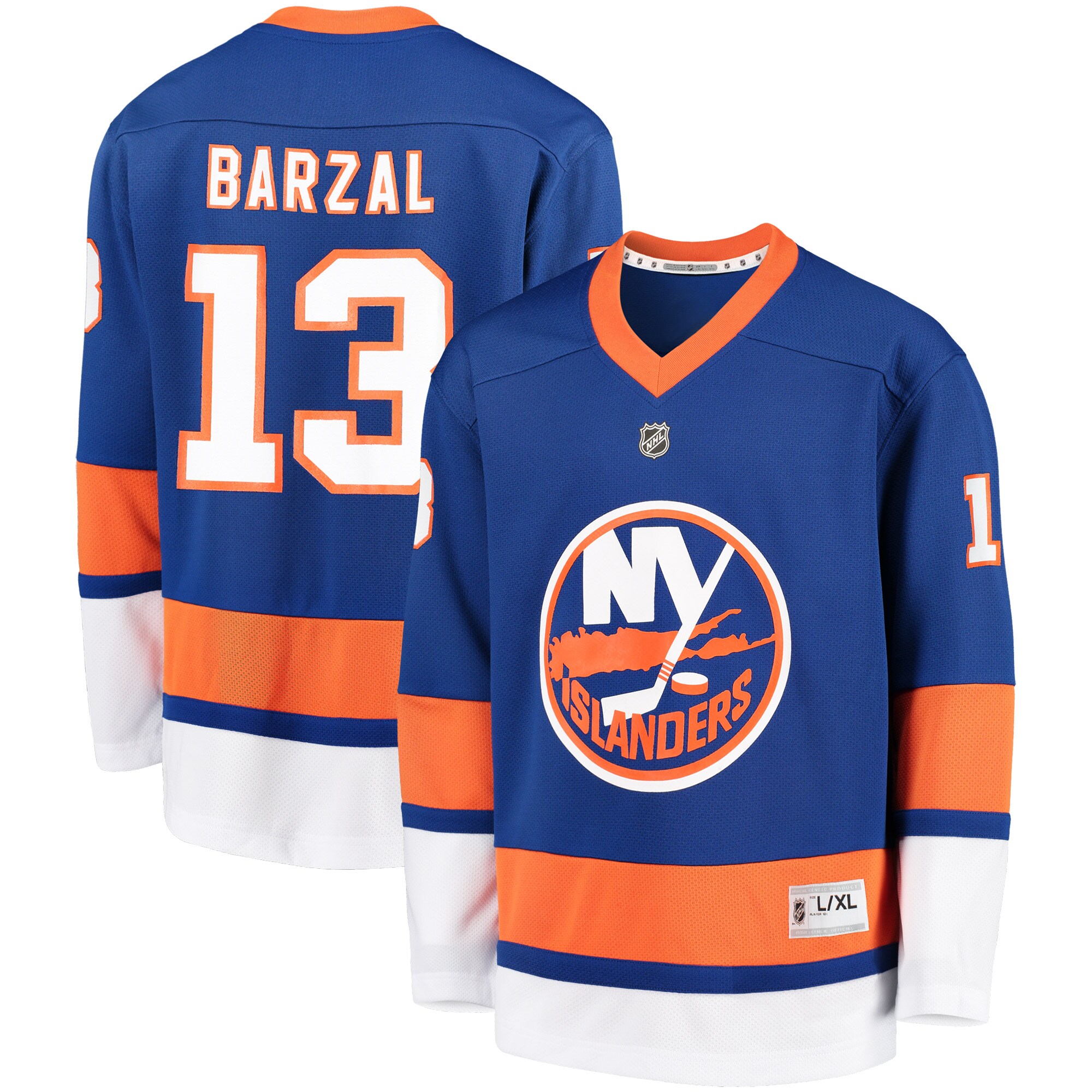 Youth New York Islanders Mathew Barzal Royal Home Player Jersey - JS687 
